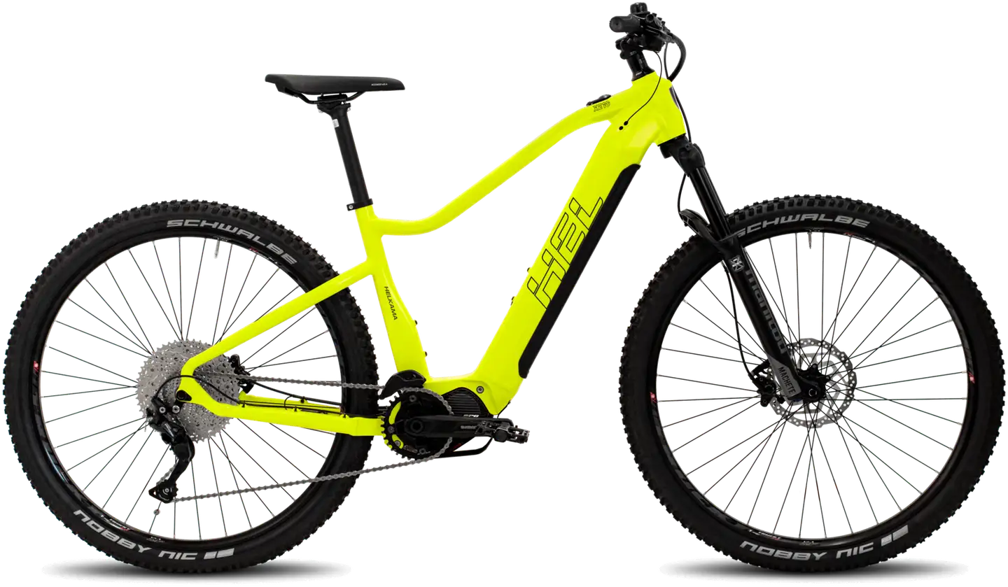 Helkama XE10 e-Bike sähkömaastopyörä 29” 10-vaihdetta runko 50 cm keltainen