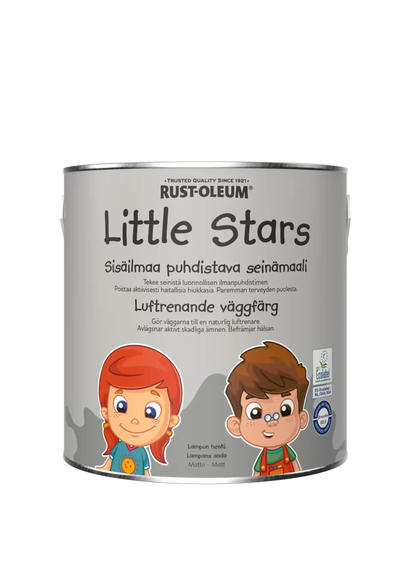 Rust-Oleum Little Stars Sisäilmaa puhdistava Seinämaali 2,5L Lampun henki