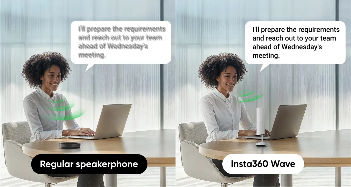 Insta360 konferenssikaiutin Wave - 14