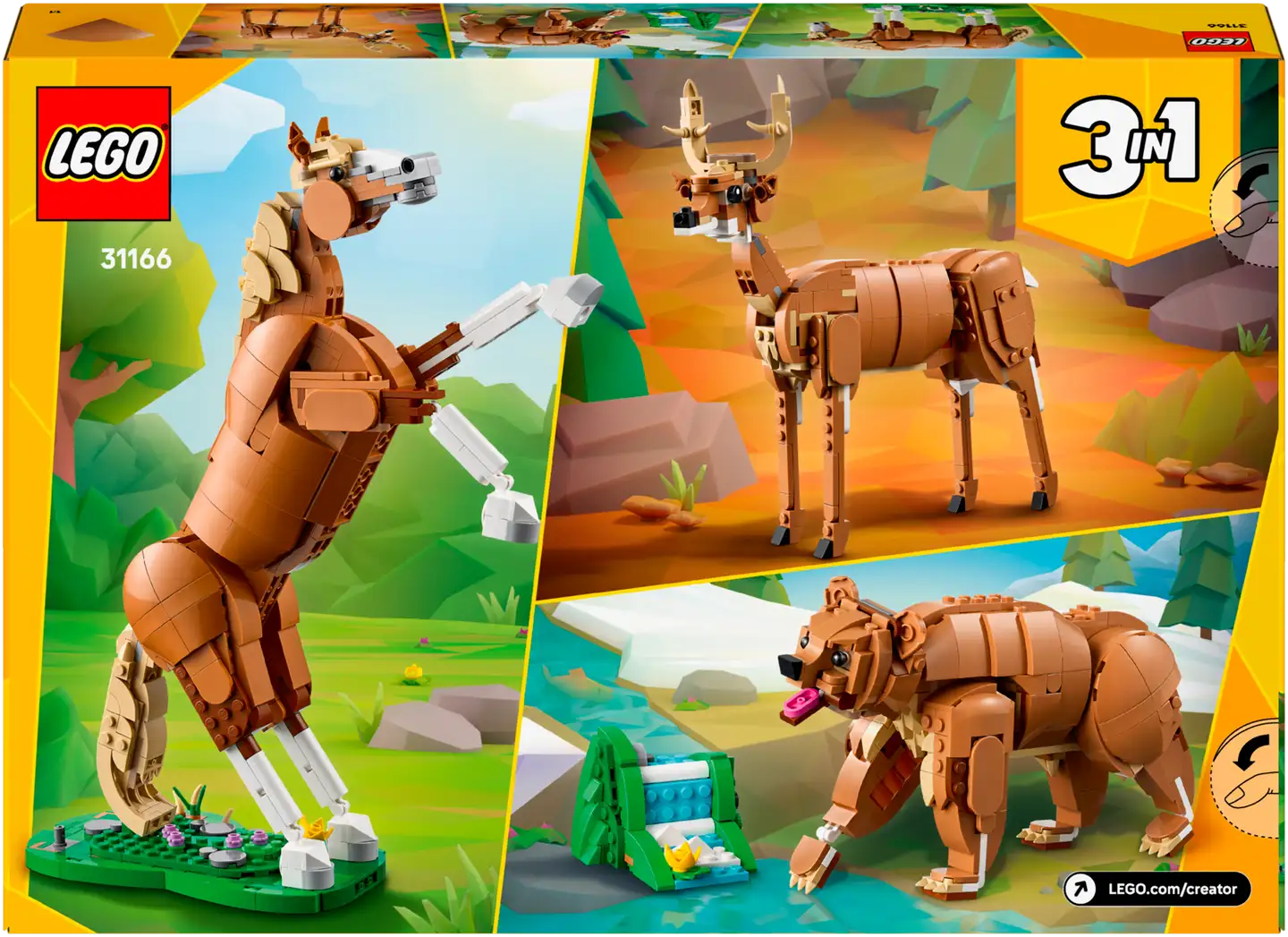 LEGO Creator 31166 Kaunis hevonen - 3