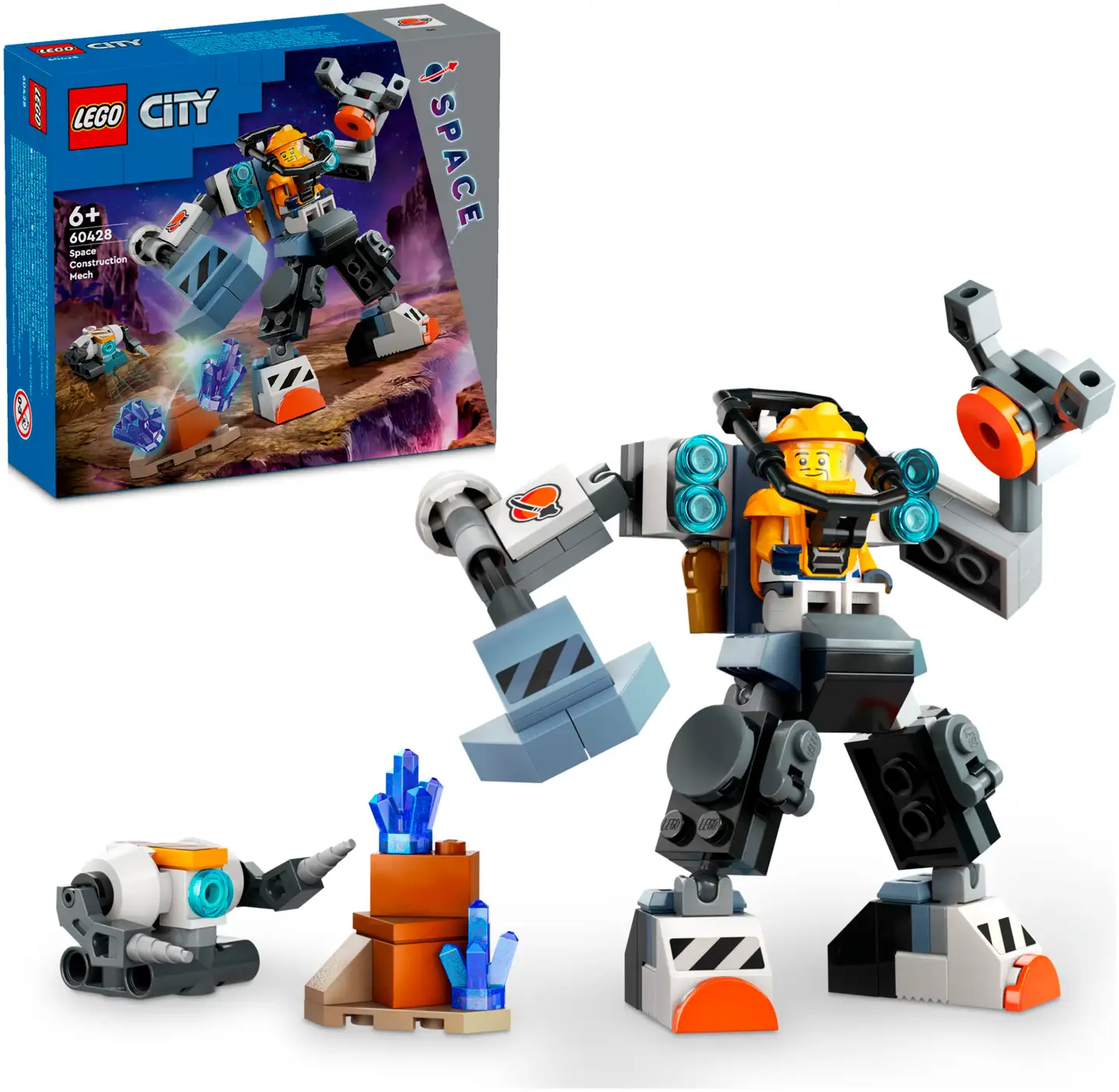 LEGO City Space 60428 Avaruusrobotti rakennustöihin - 2