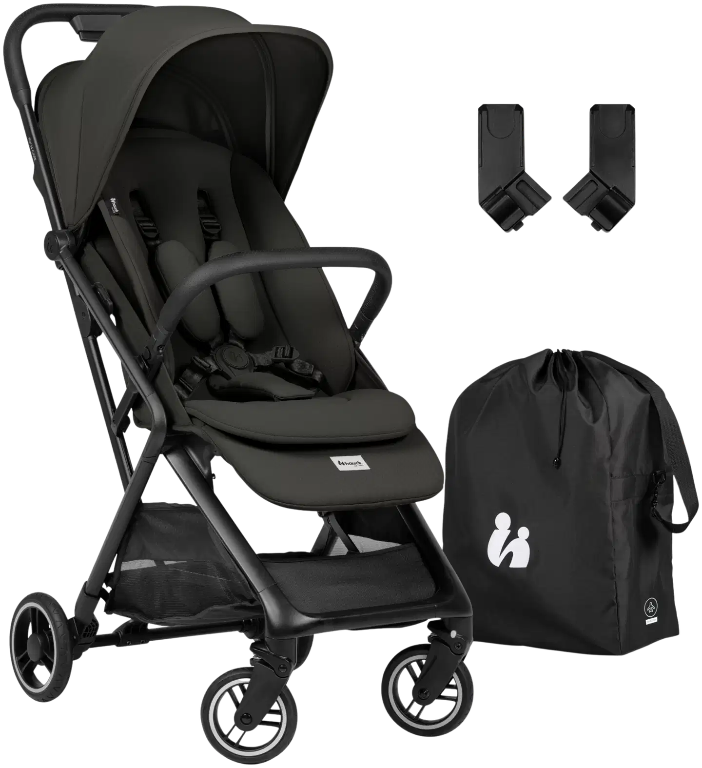 Hauck matkarattaat Fly N Care musta - 1
