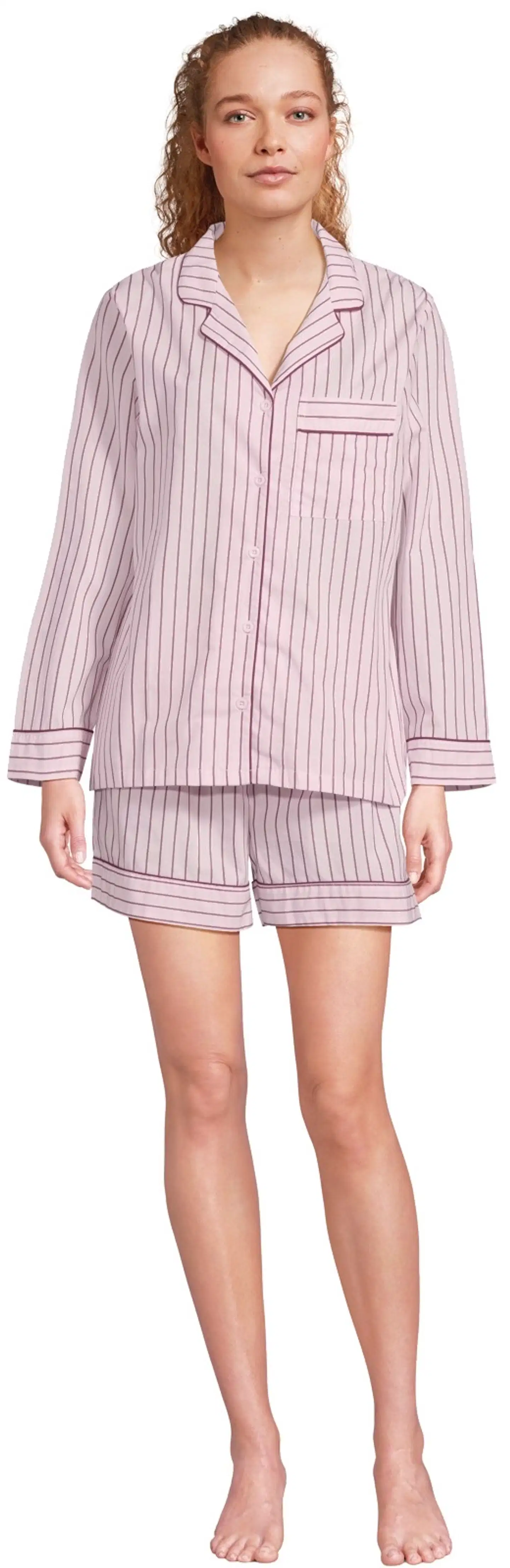 Actuelle naisten shortsipyjama 212A382623 - Pink-a-boo - 1