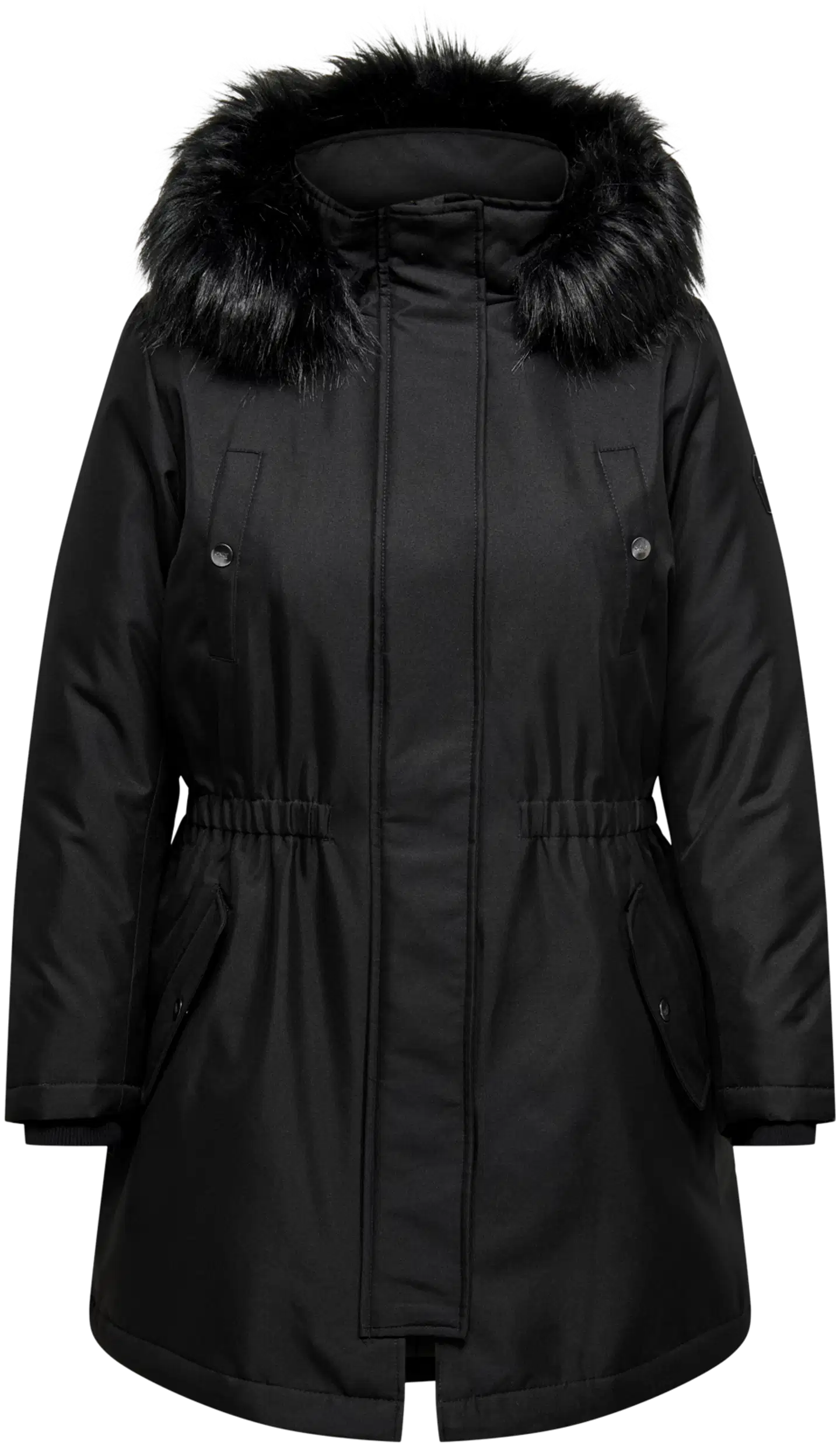 ONLY CARMAKOMA naisten parkatakki Carirena - Black - 1