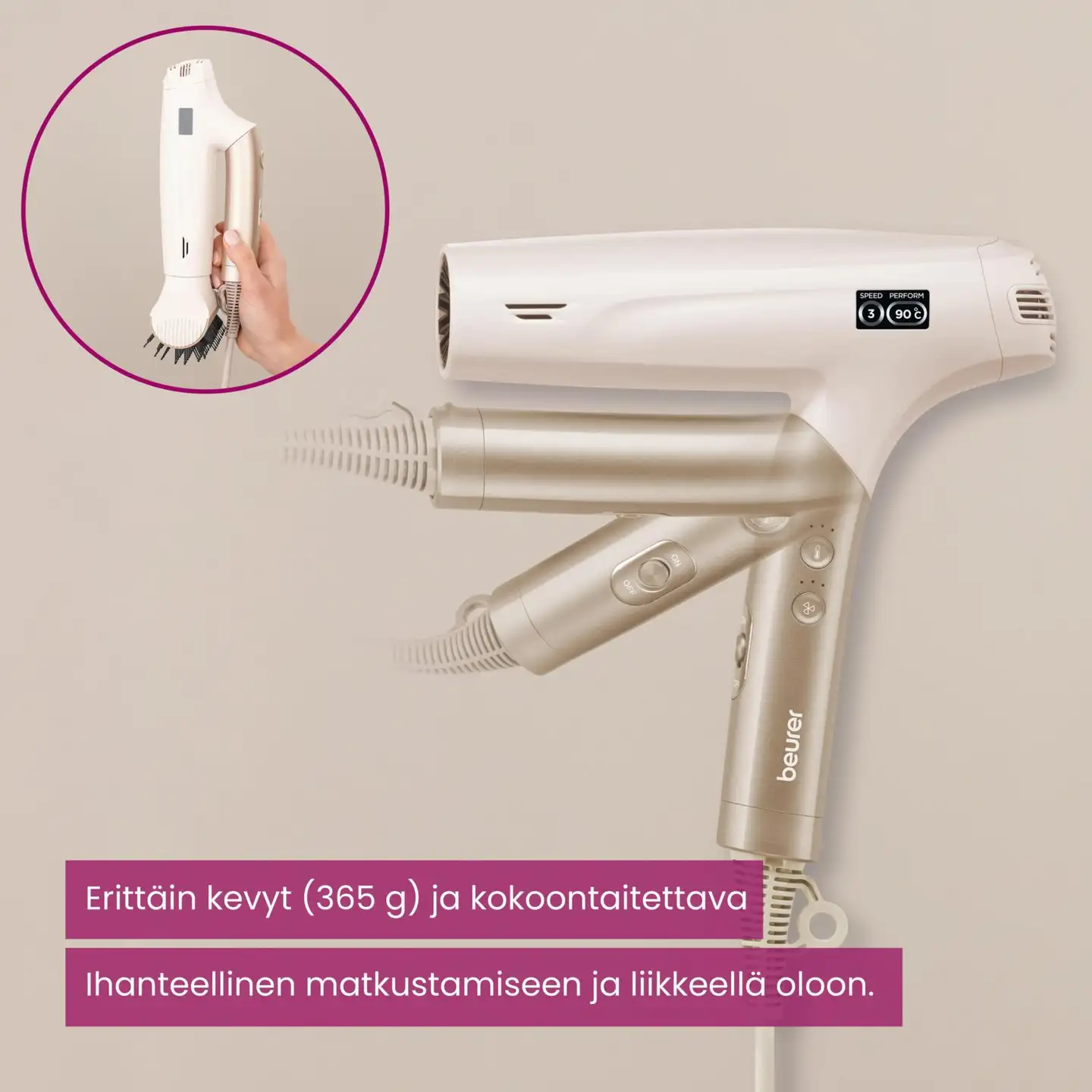 Beurer hiustenkuivain & muotoilija HC150 - 5