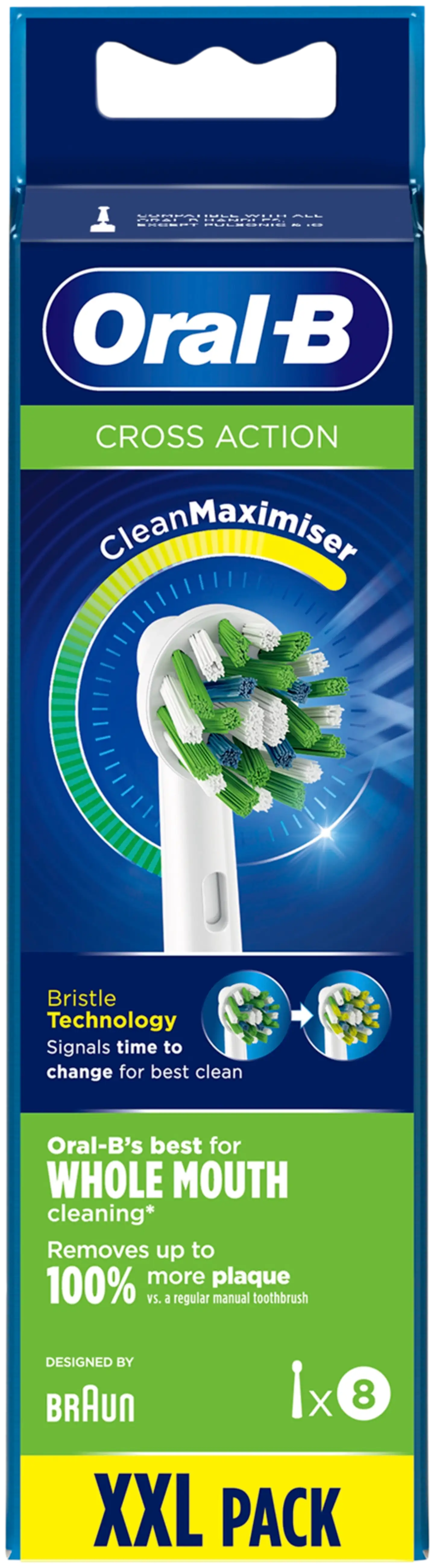 Oral-B Vaihtoharja CrossAction CleanMaximiser -tekniikalla 8kpl - 2