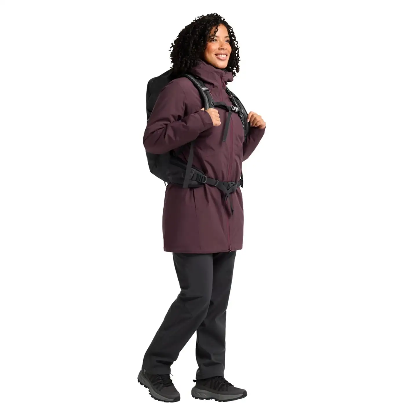 Jack Wolfskin naisten toppatakki Heidelstein - Amaranth - 7