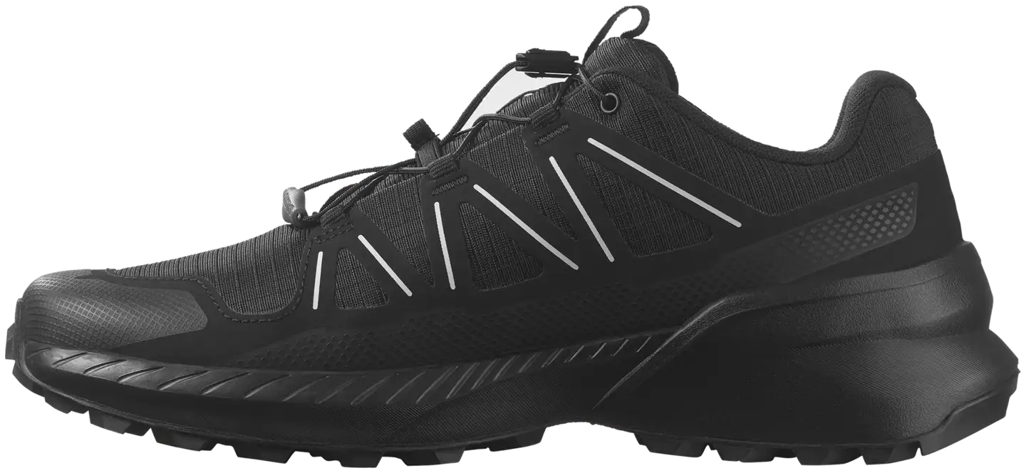 Salomon miesten maastojuoksujalkine Speedcross Peak - black/black/glasier gray - 5