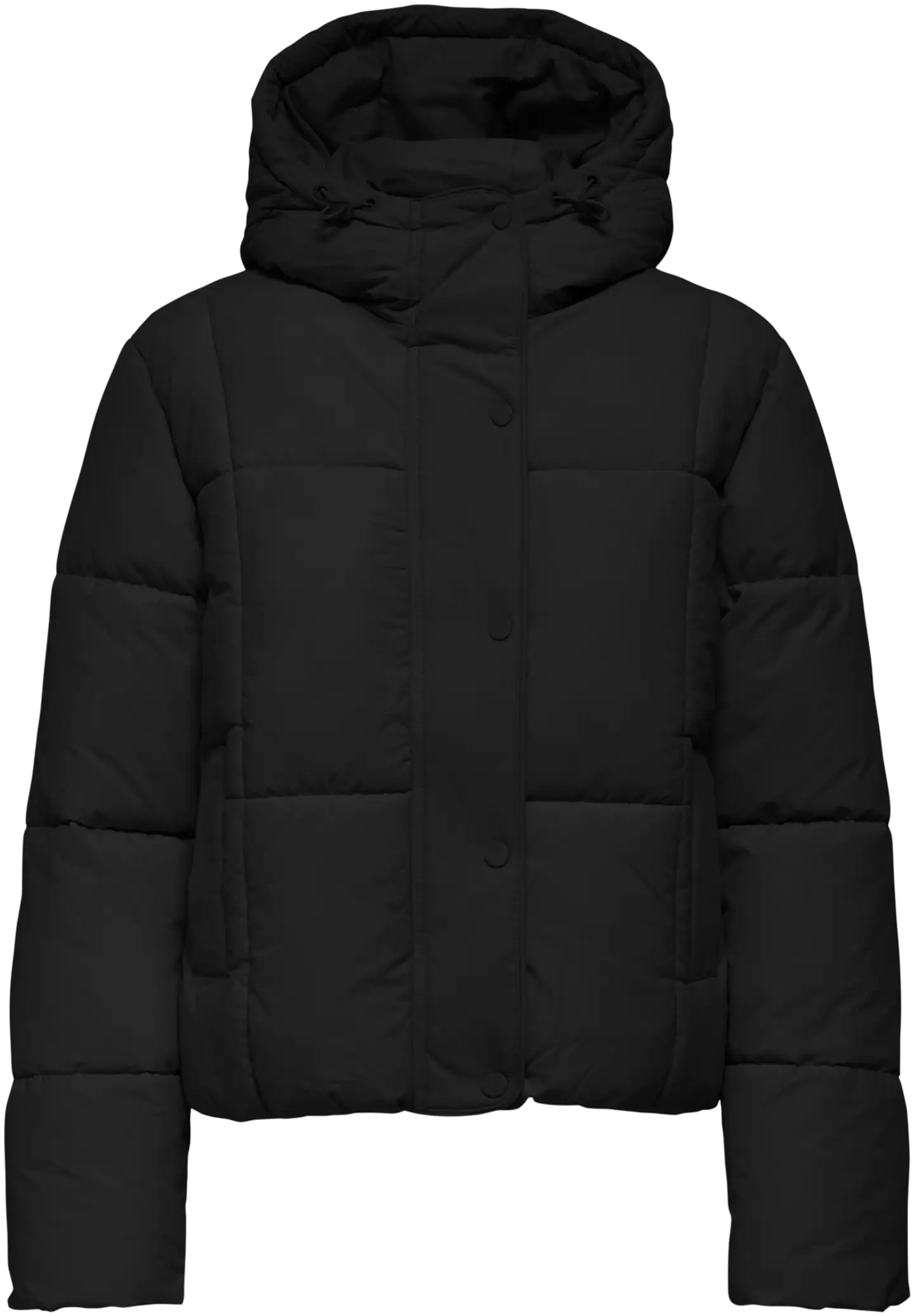 JDY naisten hupullinen puffer toppatakki Jdywonder - BLACK - 1