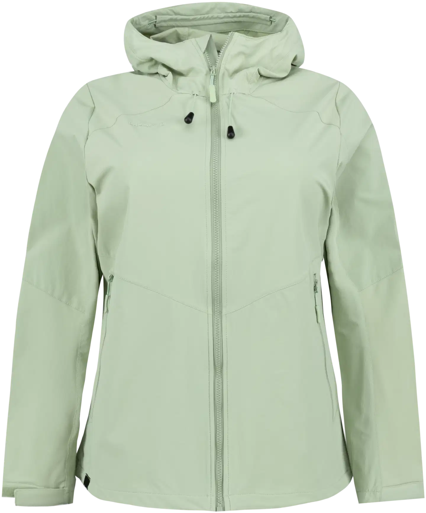 Luode12 naisten plus-koon retkeily- ja ulkoilutakki 223L112679 - reseda - 1