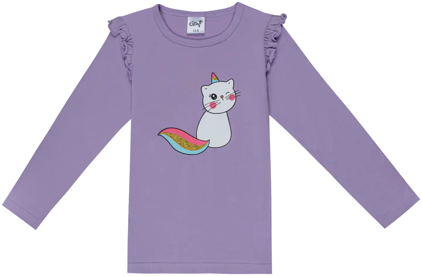 Ciraf lasten trikoopaita catnicorn 25TC260240 - 14-3710tcx orchid petal - 1