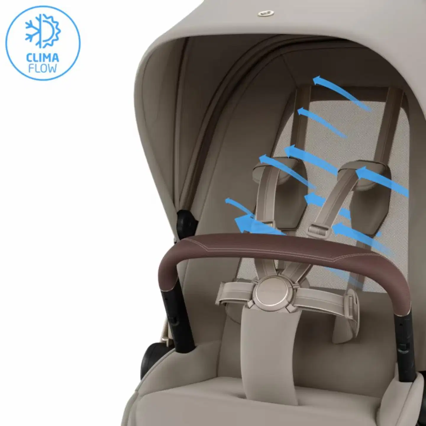 Maxi-Cosi rattaat Fame Sapphire Sand ruskea - 6