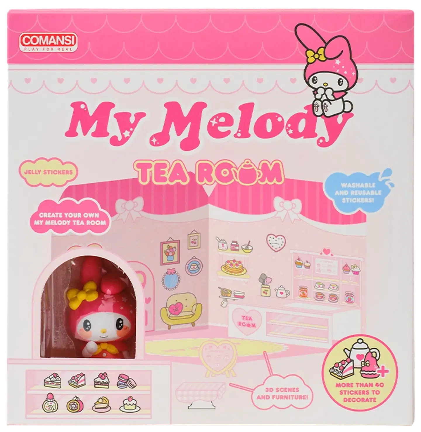 Comansi tarra leikkisetti My Melody tee huone - 1