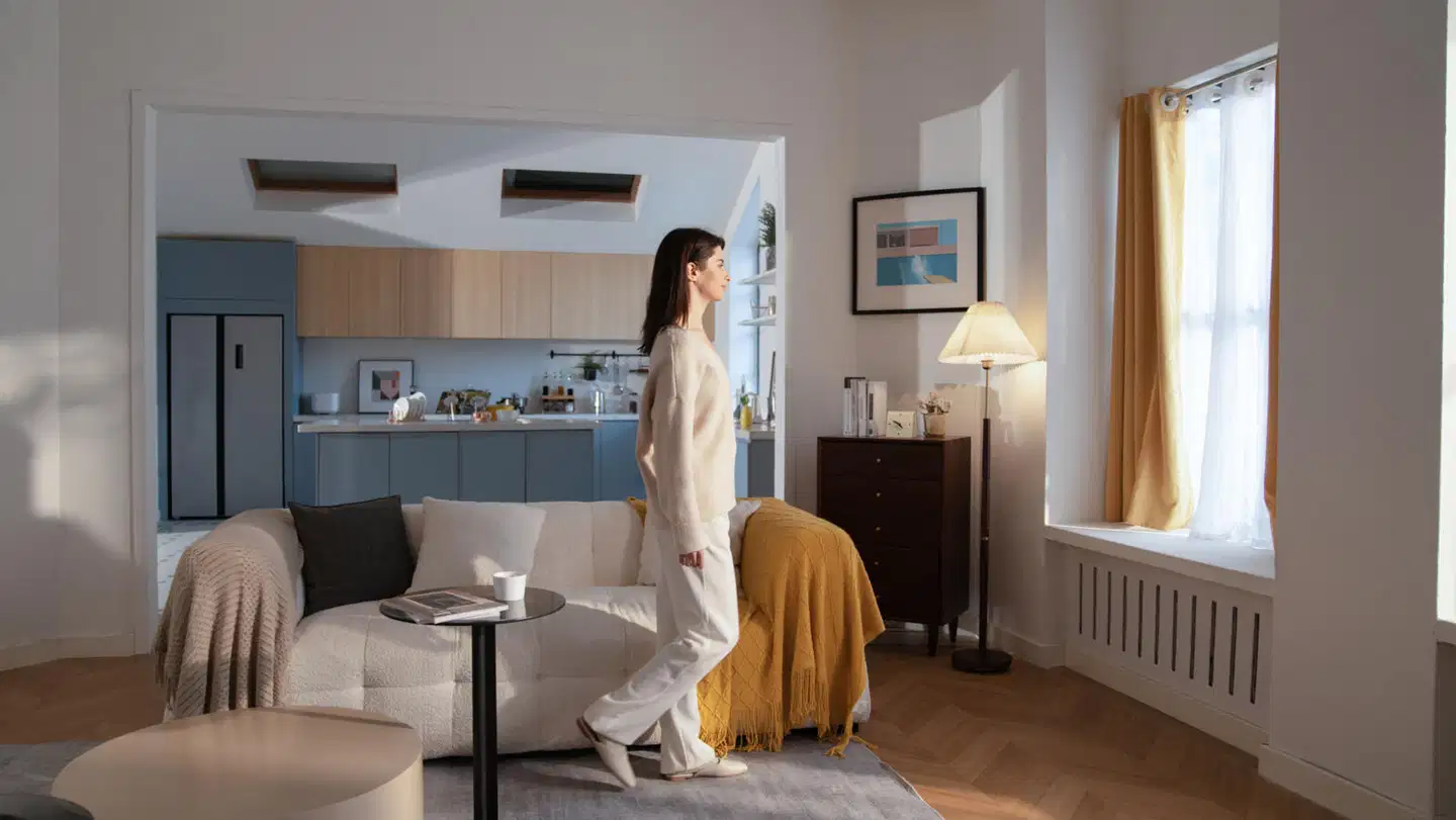 Imilab C30 Dual 3K+3K WiFi -valvontakamera kahdella objektiivilla sisäkäyttöön CMSXJ111A - 40