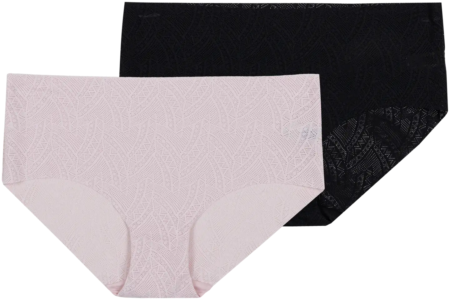 Actuelle naisten hipsterit 210A082613 2-pack - Black/Pale lilac - 1