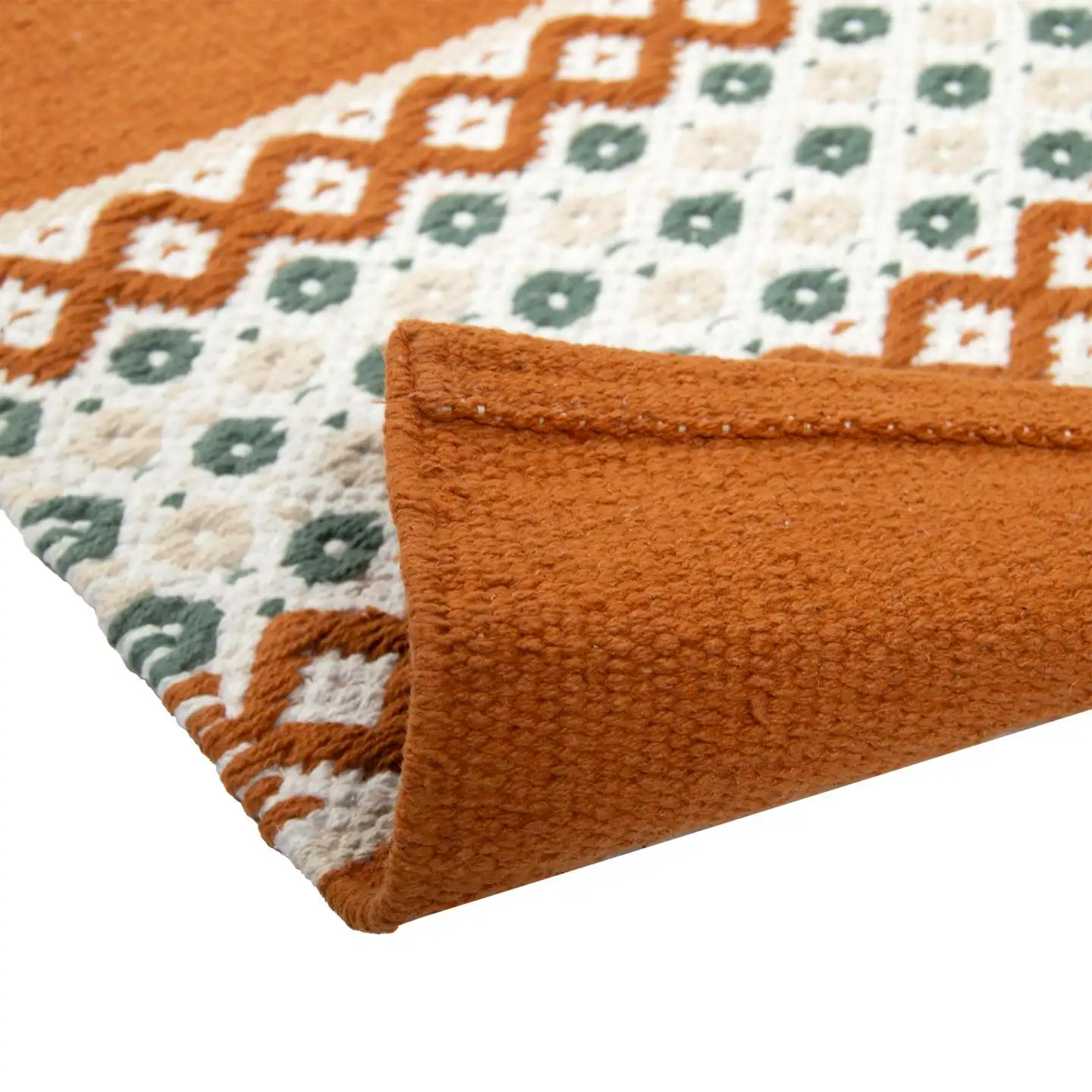 ihankotona puuvillamatto Helka 160x230 cm terra - 3