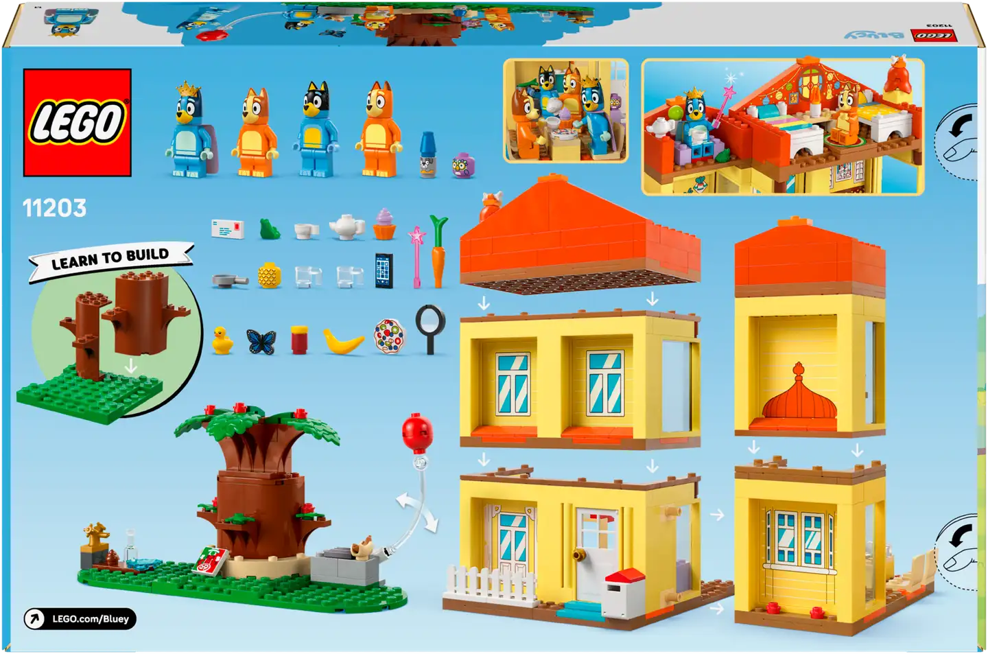 LEGO Bluey 11203 Blueyn perheen talo - 3