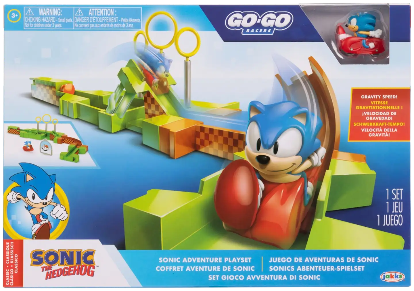 Sonic leikkisetti Go Racers Sonic + Knuckles - 2