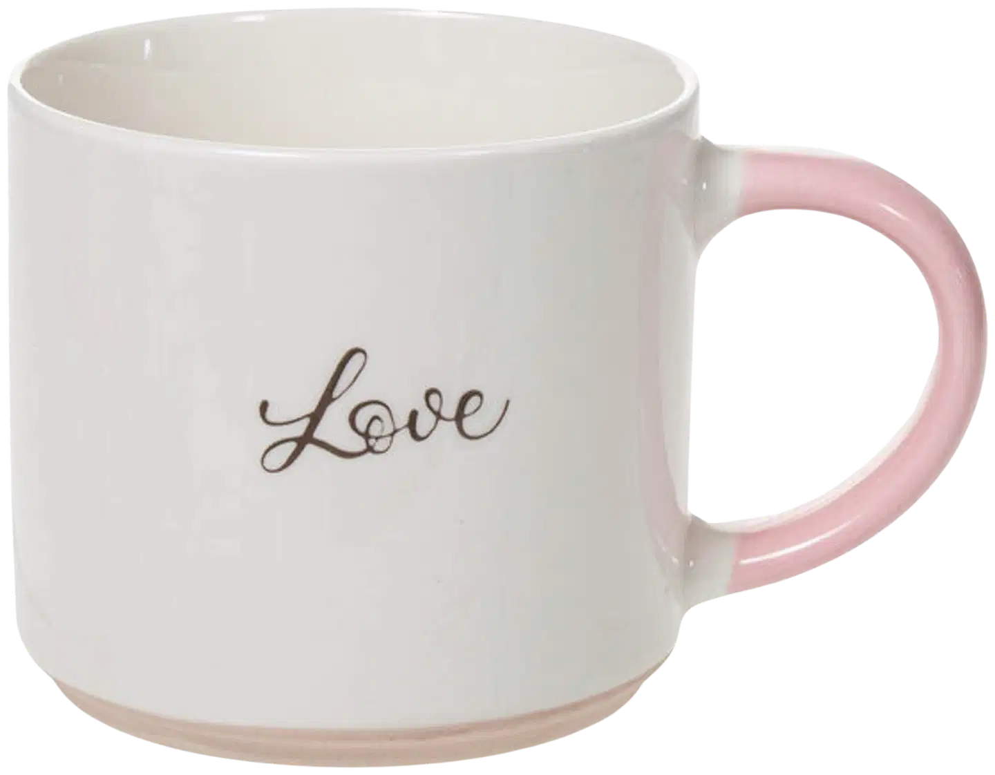 AmandaB muki Sydän valkoinen/pinkki