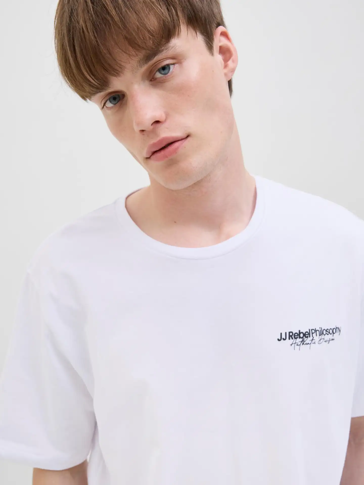 JJ Rebel miesten t-paita JREBZACK - WHITE - 3