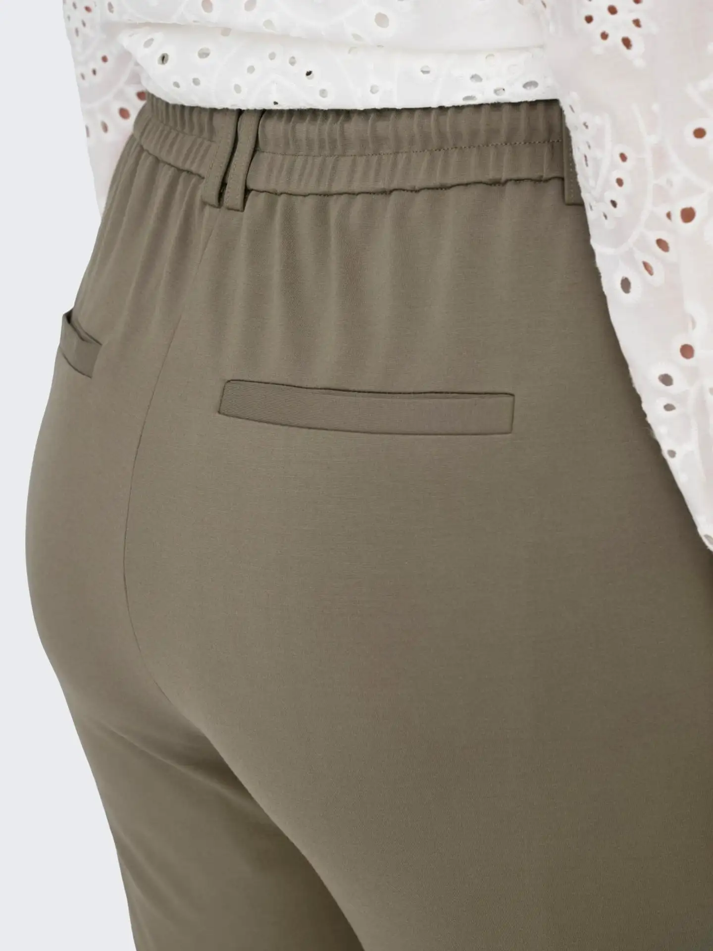 ONLY CARMAKOMA naisten housut Cargoldtrash - Smokey Olive - 7