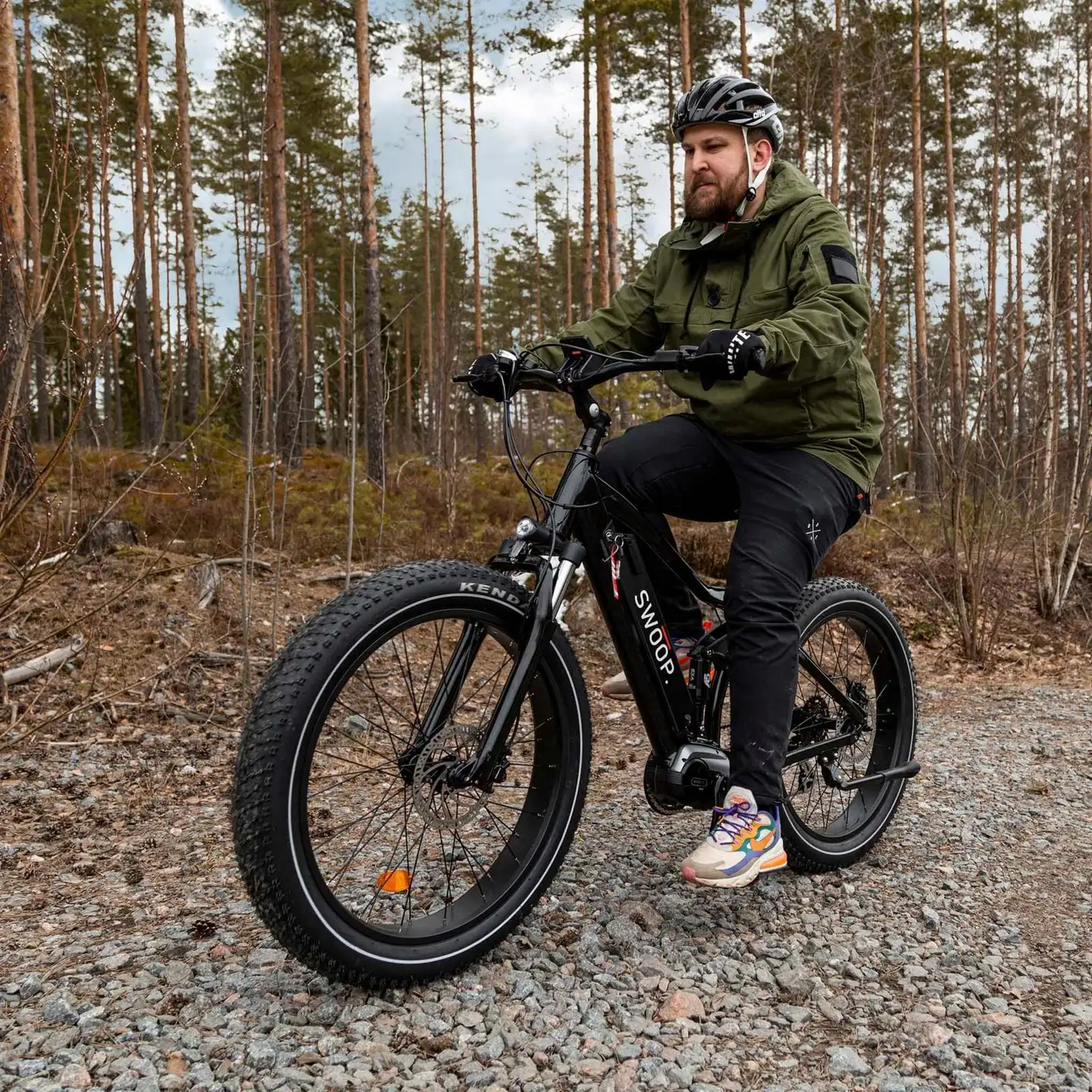 Swoop sähköfatbike Ranger 26" 7-vaihdetta musta - 11