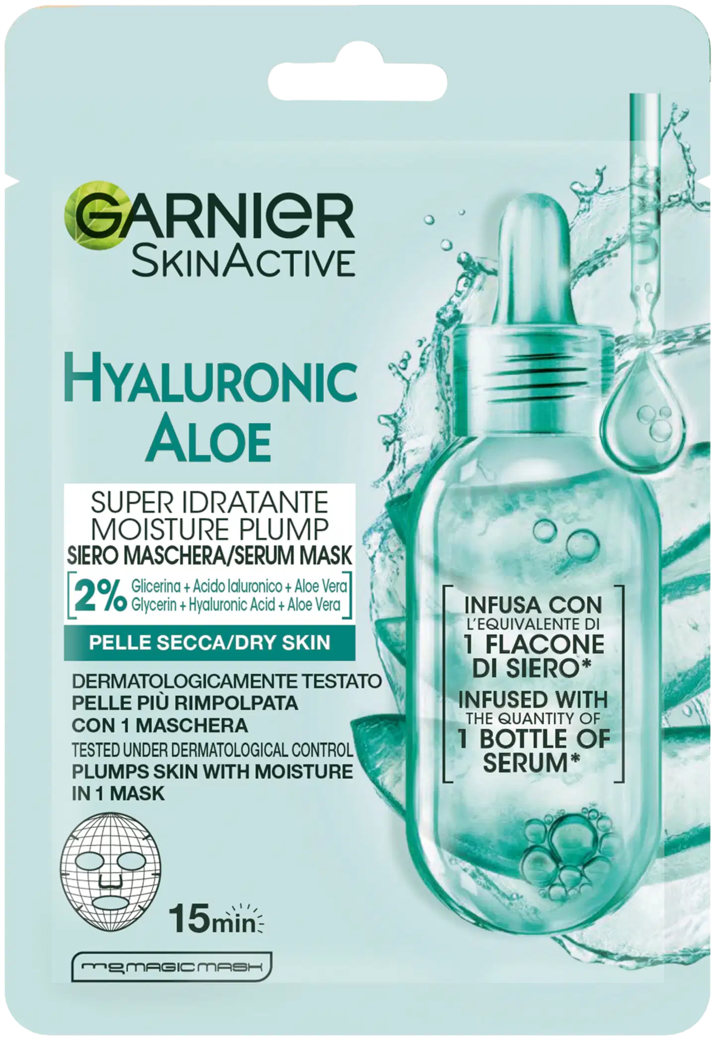 Garnier SkinActive Hydra Bomb Super Hydrating + Revitalizing kangasnaamio 28g
