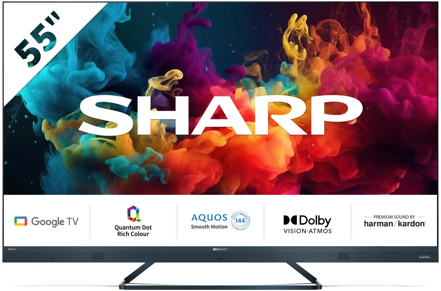 Sharp 55" 4K UHD Quantum Dot Google TV C55FQ5EG - 3