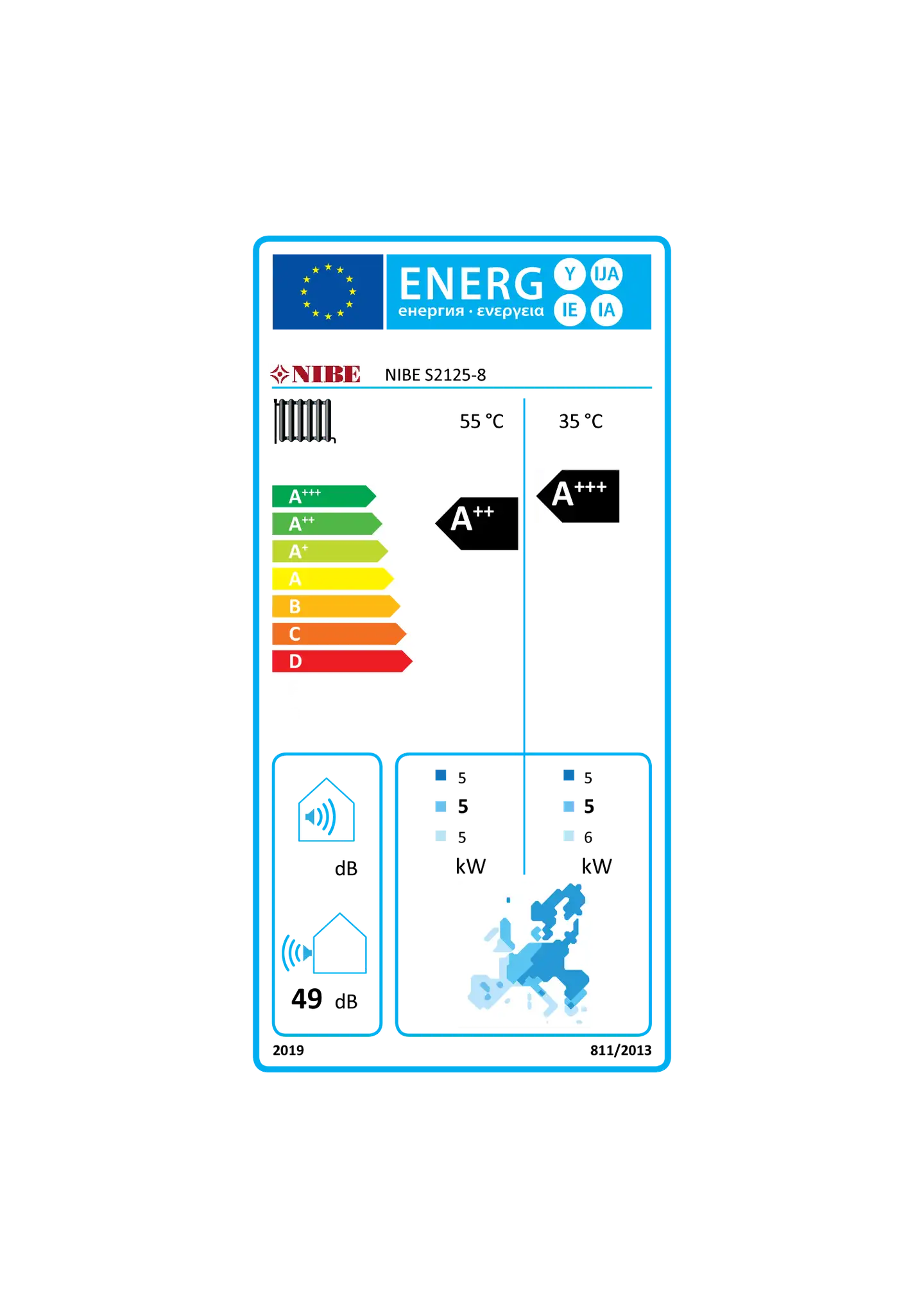 Nibe ilma-vesilämpöpumppu S2125-8 - 2