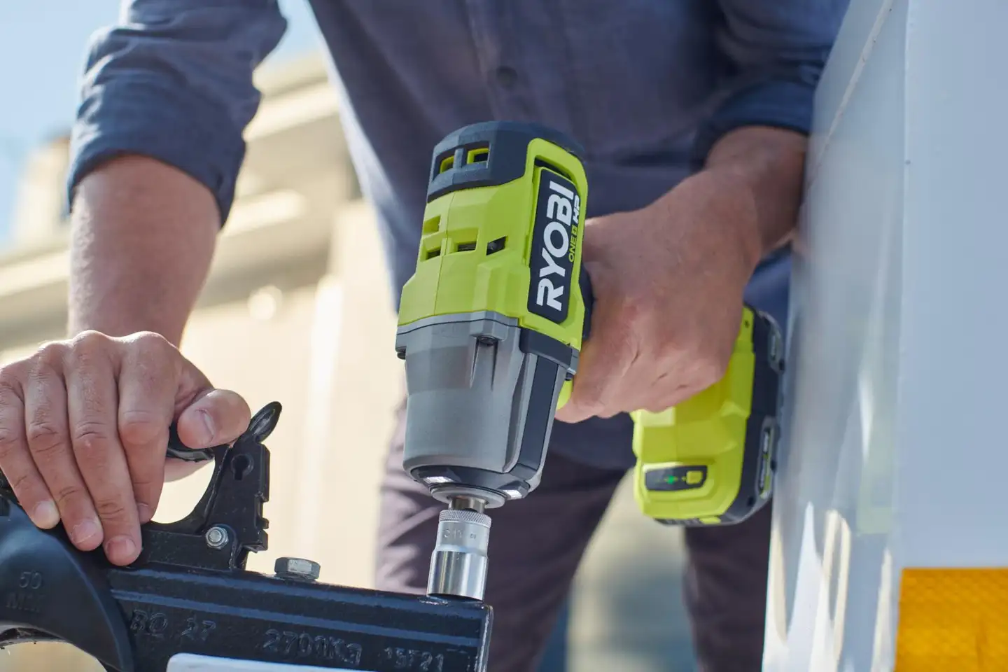 Ryobi 18V iskevä mutterinväännin RIWH18X-0 - 7