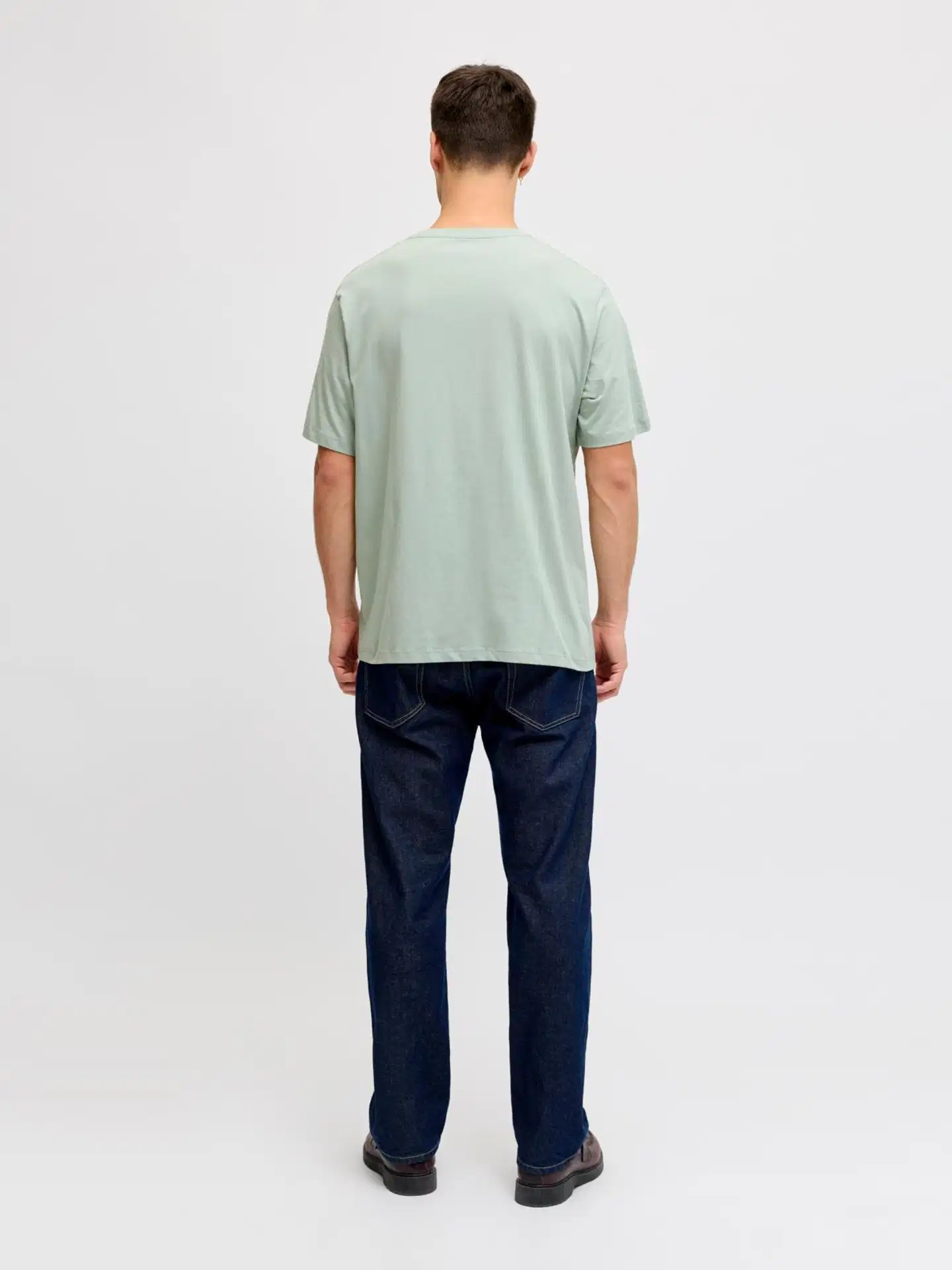 JJ REBEL miesten t-paita Jreb - Aqua Gray - 4