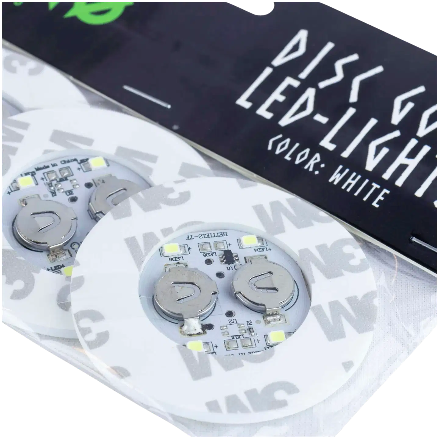 Viking Discs led-valo frisbeegolfkiekkoon, valkoinen (4kpl) - 2