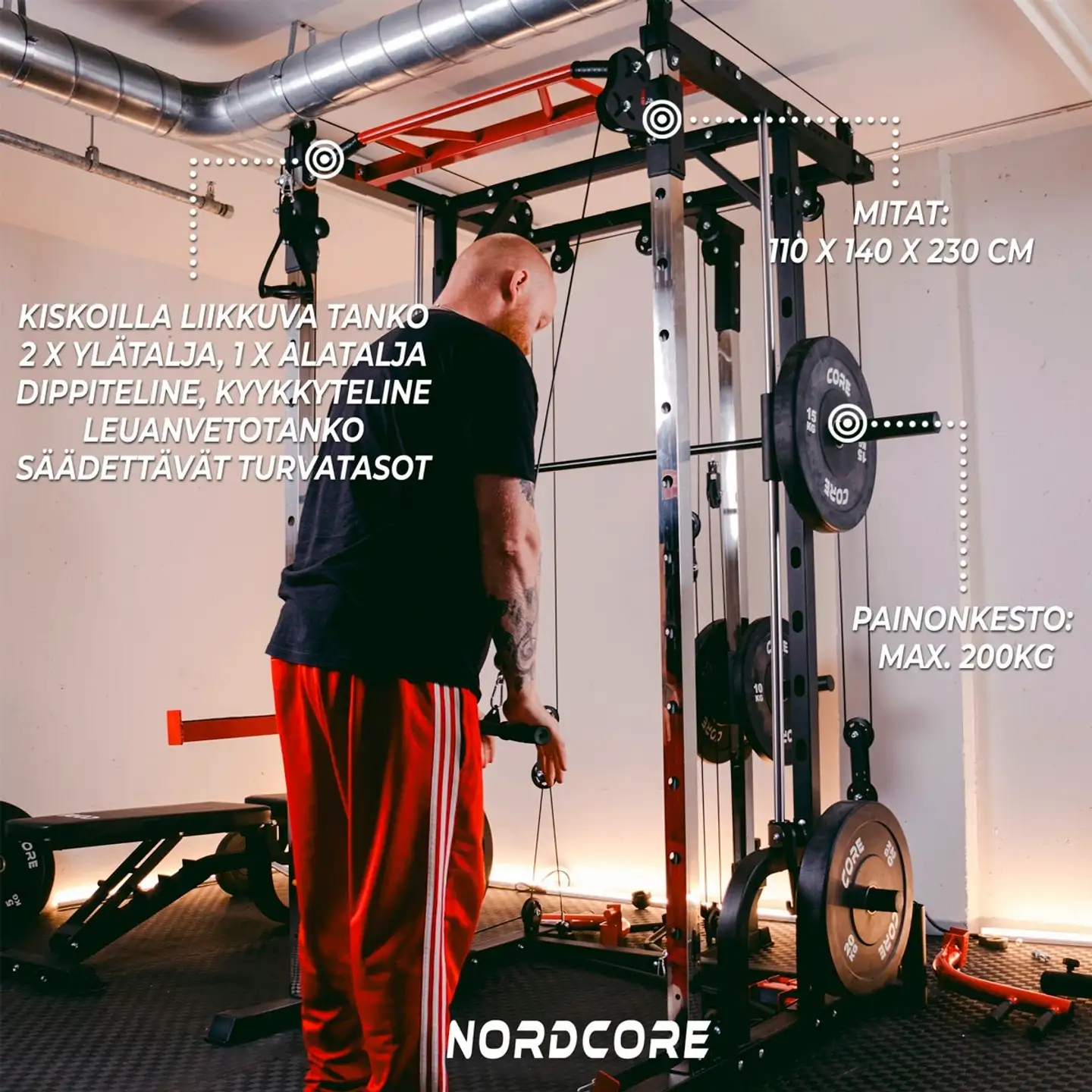 Nordcore Smith Rack Kyykkyhäkki - 9