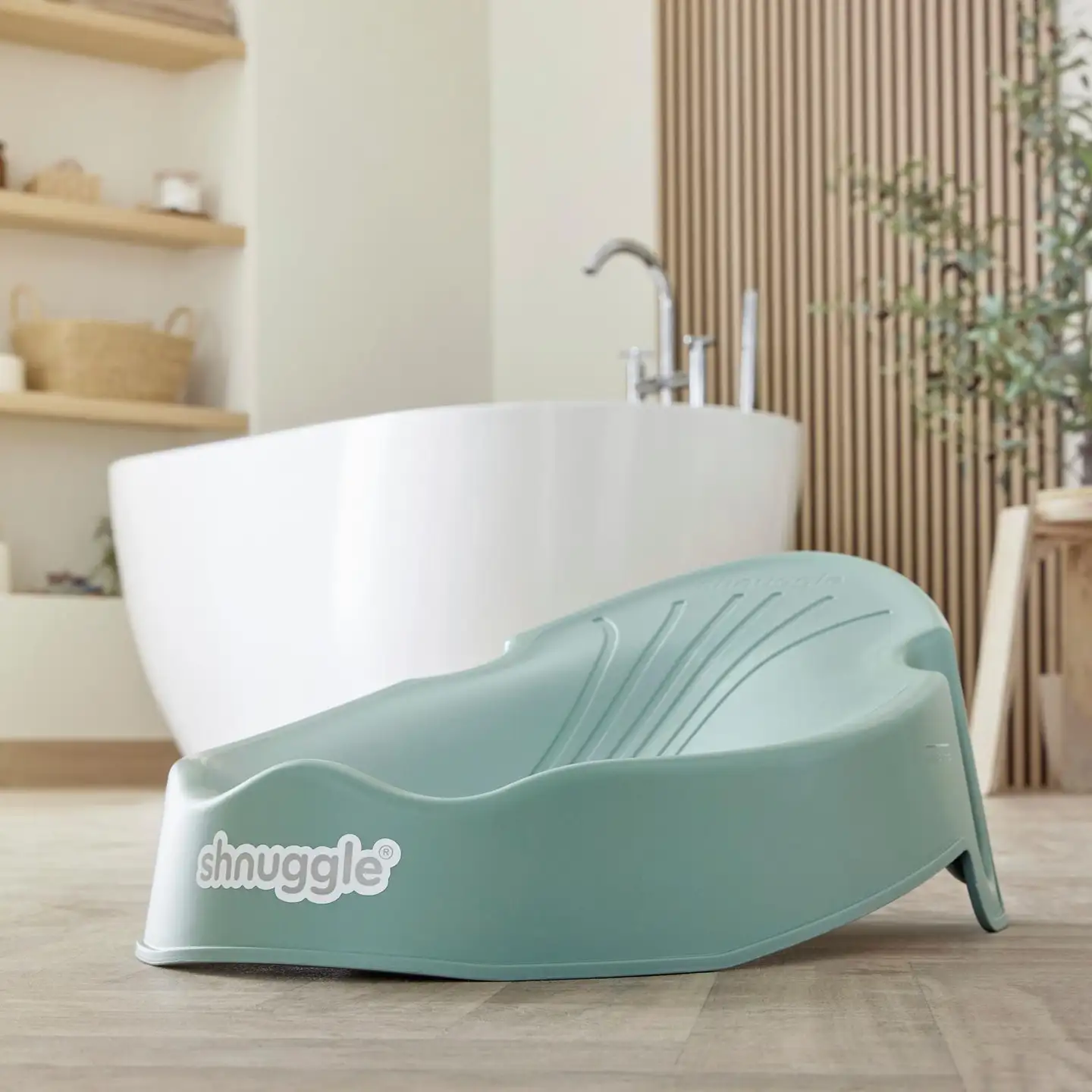 Shnuggle-kylpytuki eucalyptus on suunniteltu vastasyntyneen turvalliseen ja mukavaan kylvetykseen. - 6