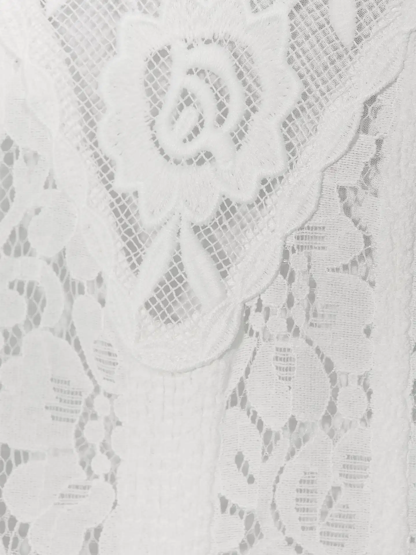 WKLY. naisten hihaton pitsimekko 218W160450 - Off white - 5