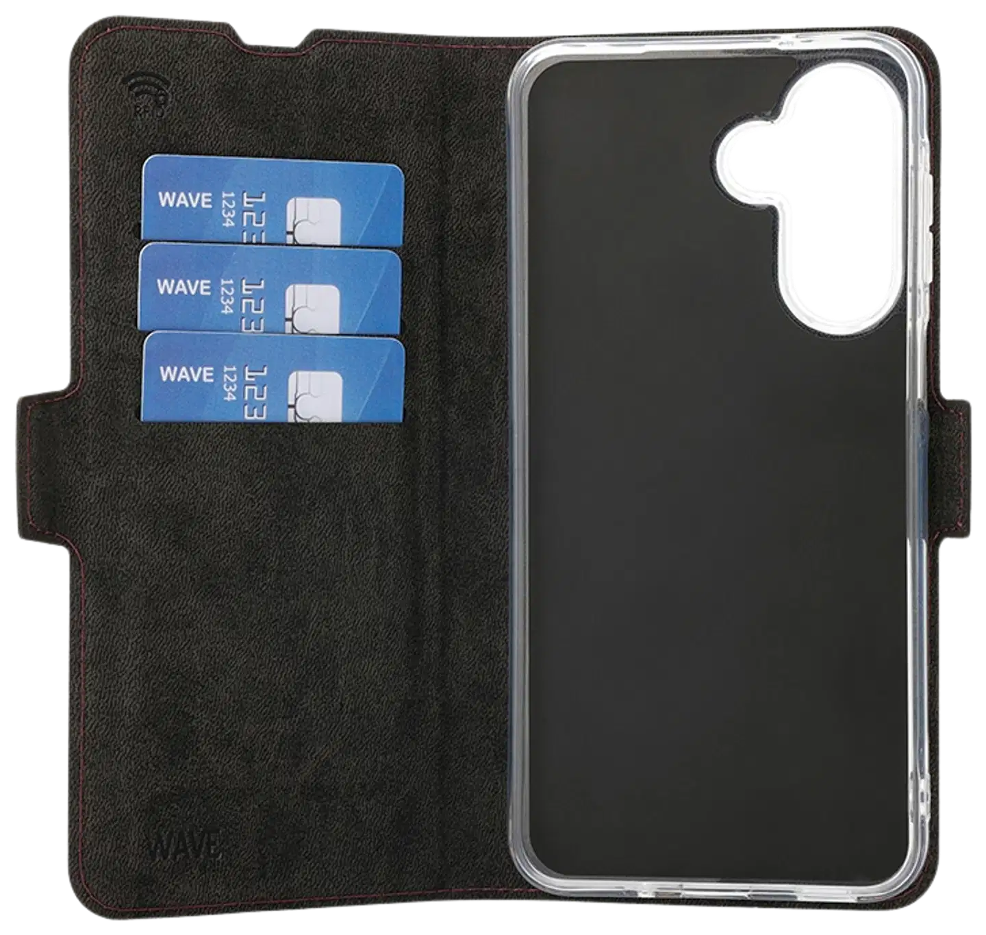Wave Book Case, Samsung Galaxy A27 5G, Smoky Sangria - 3