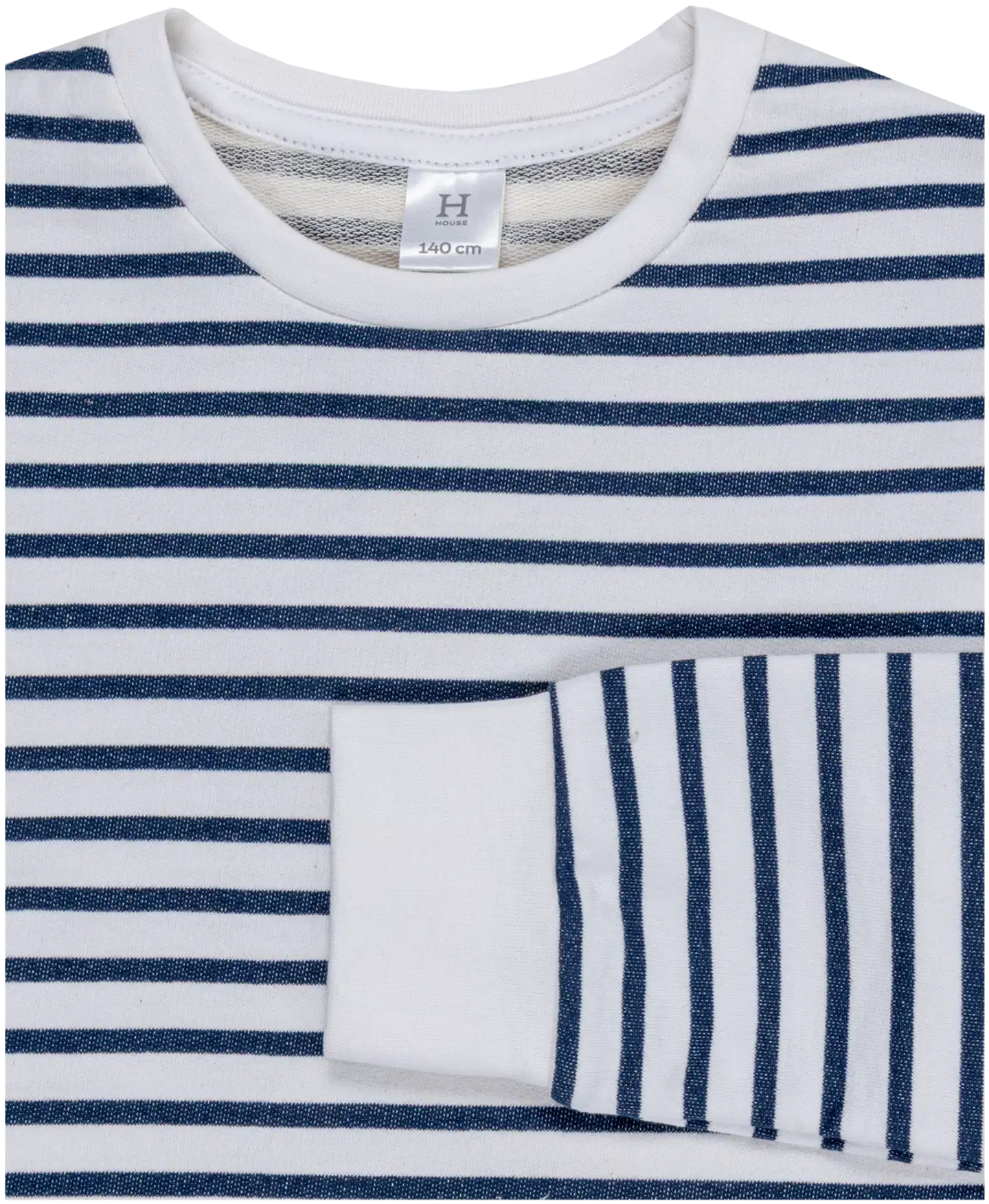 House lasten collegepusero 23TH102614 - White/blue stripes - 2