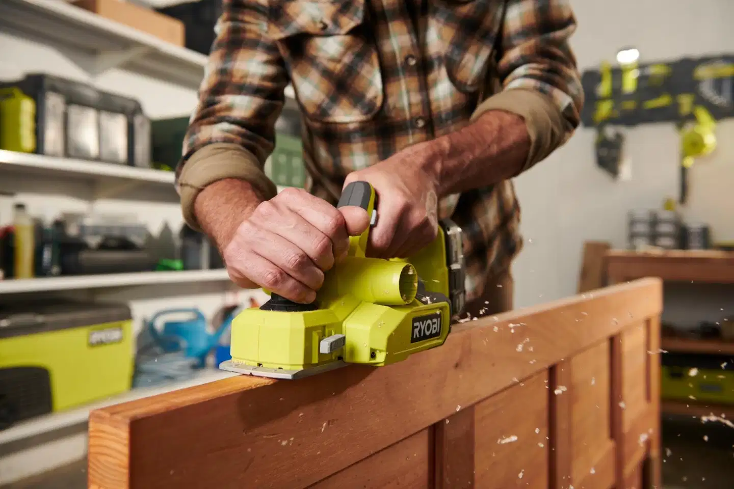 Ryobi akkuhöylä RPL18-0 - 6