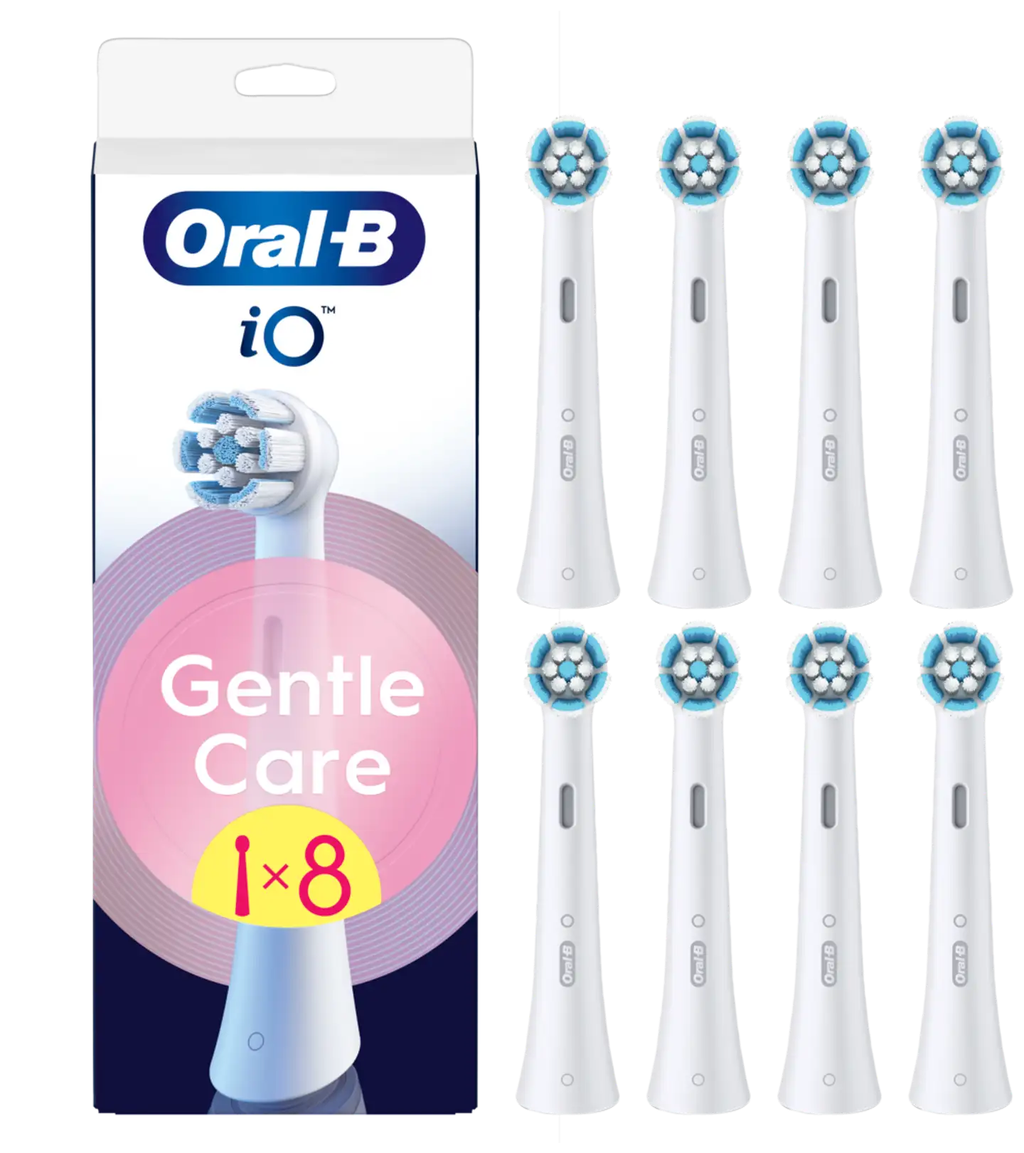 Oral-B iO Gentle Care vaihtoharja 8kpl - 1
