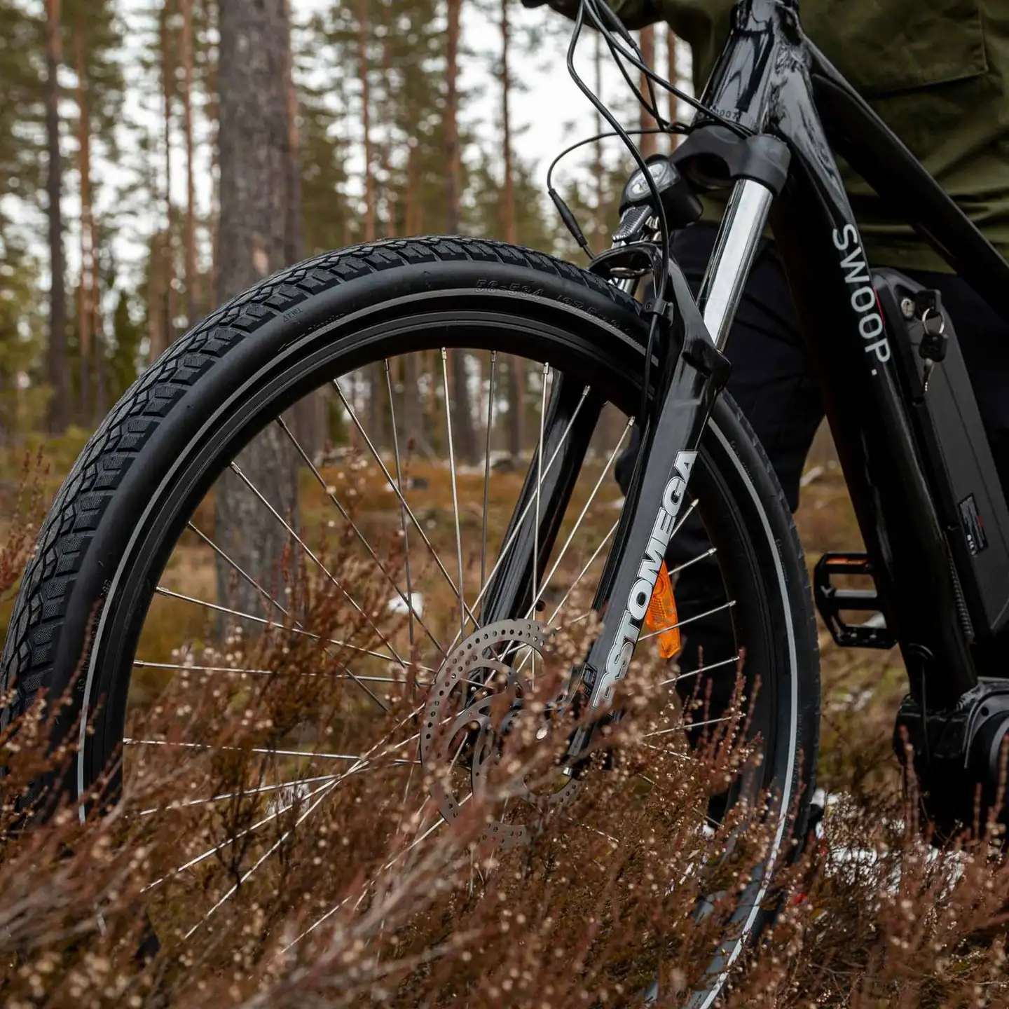 Swoop sähkömaastopyörä MTB Seeker 27,5" 9-vaihdetta musta - 11