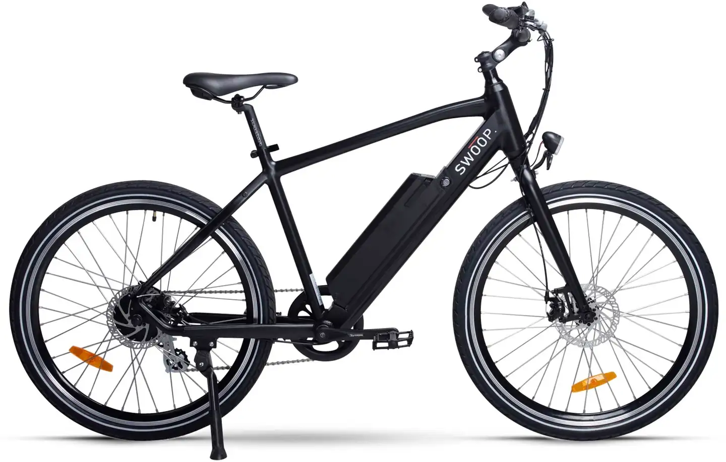 Swoop sähkömaastopyörä MTB 26" 7-vaihdetta musta - 1