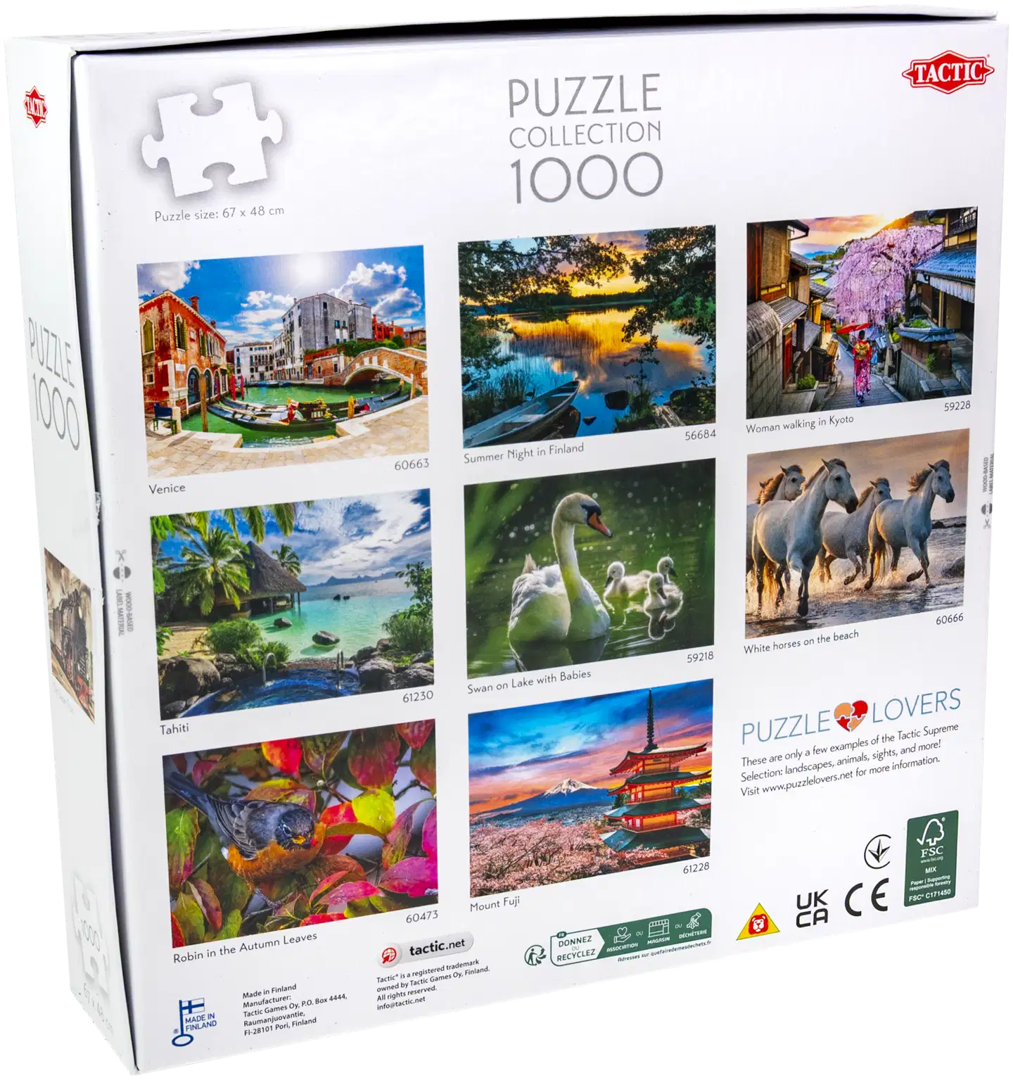 Tactic Palapeli Puzzle Lovers Old Steam Train 1000 palaa - 5