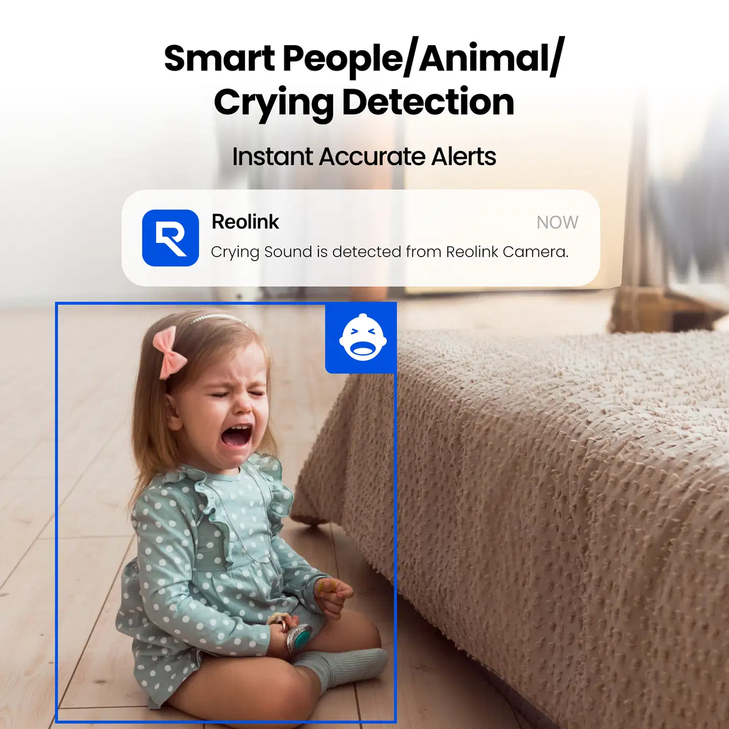 Reolink E321 Smart Indoor Cam Wi-Fi PT Valkoinen - 4