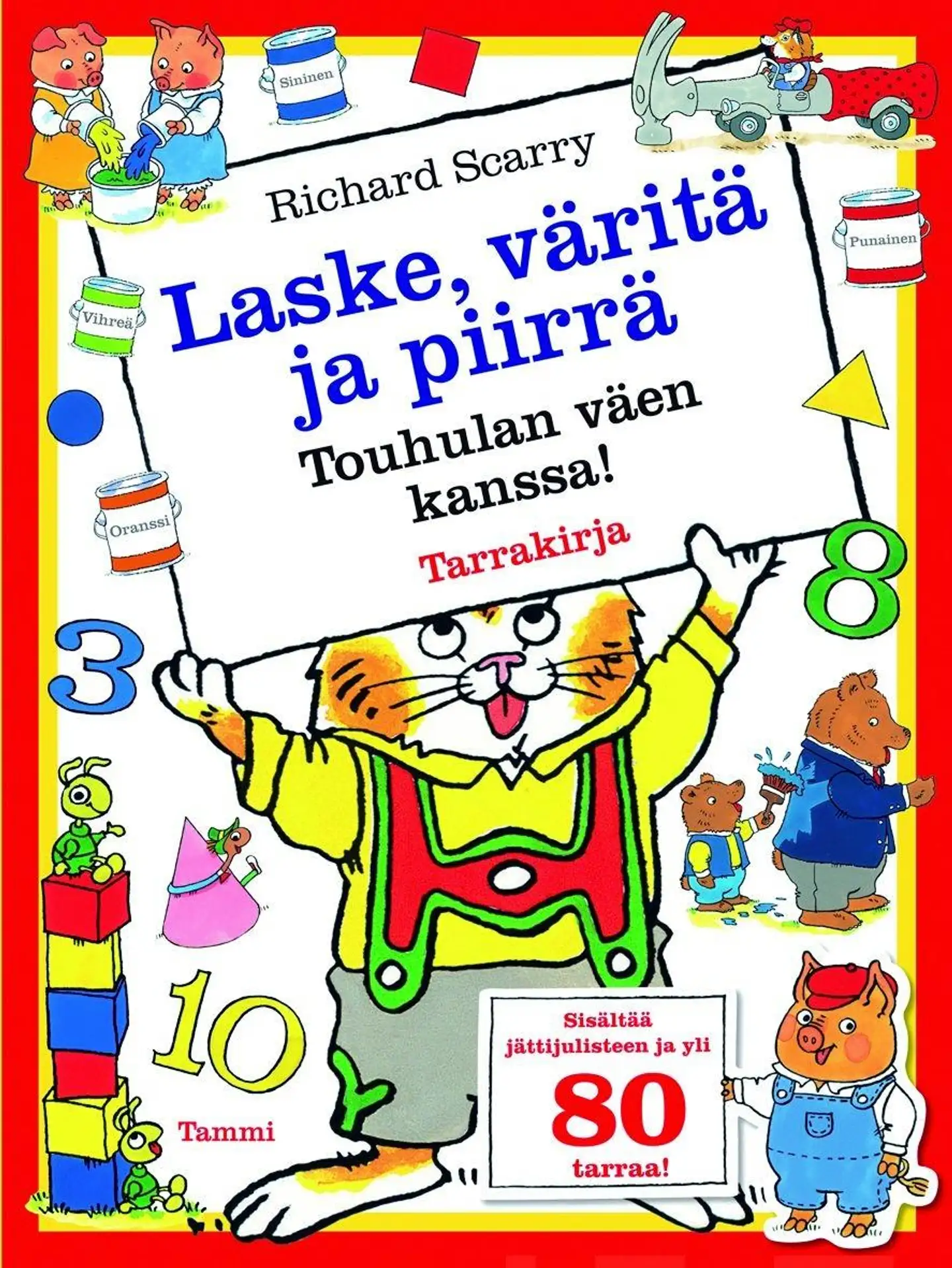 Scarry, Laske, väritä ja piirrä Touhulan väen kanssa