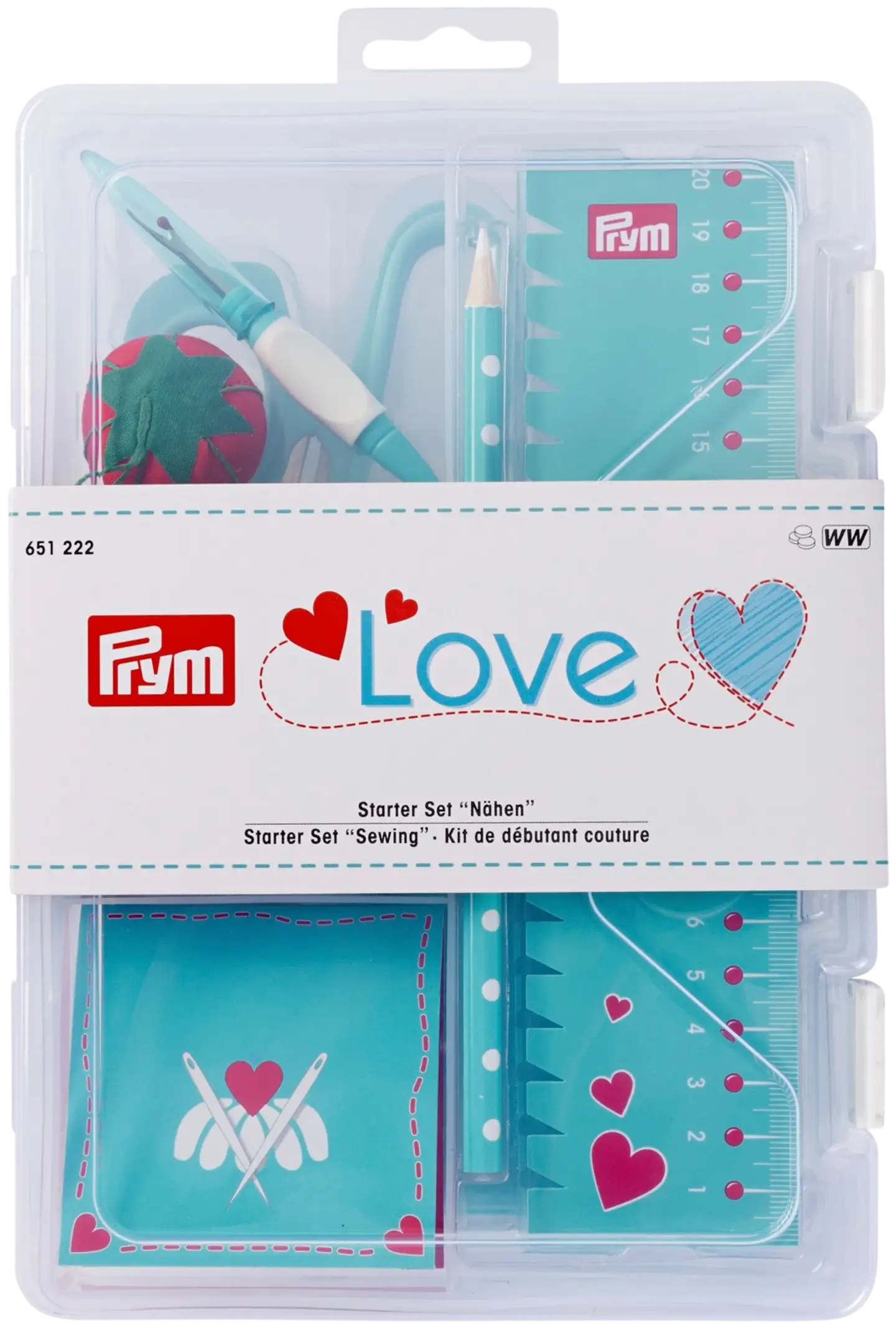 Prym ompelijan perussetti sisältää ompelutarvikkeet, joilla pääsee harrastuksen alkuun. - 1