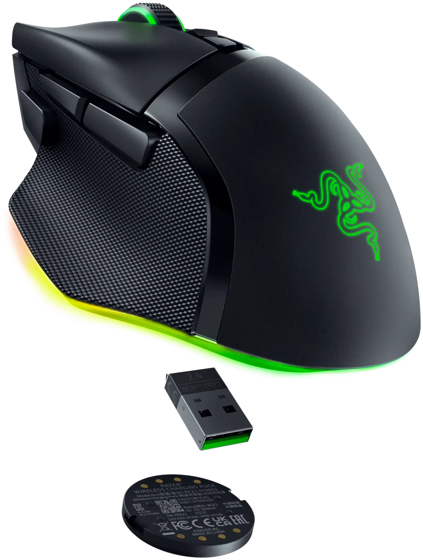 Razer Basilisk V3 pro 35k langaton pelihiiri musta - 6