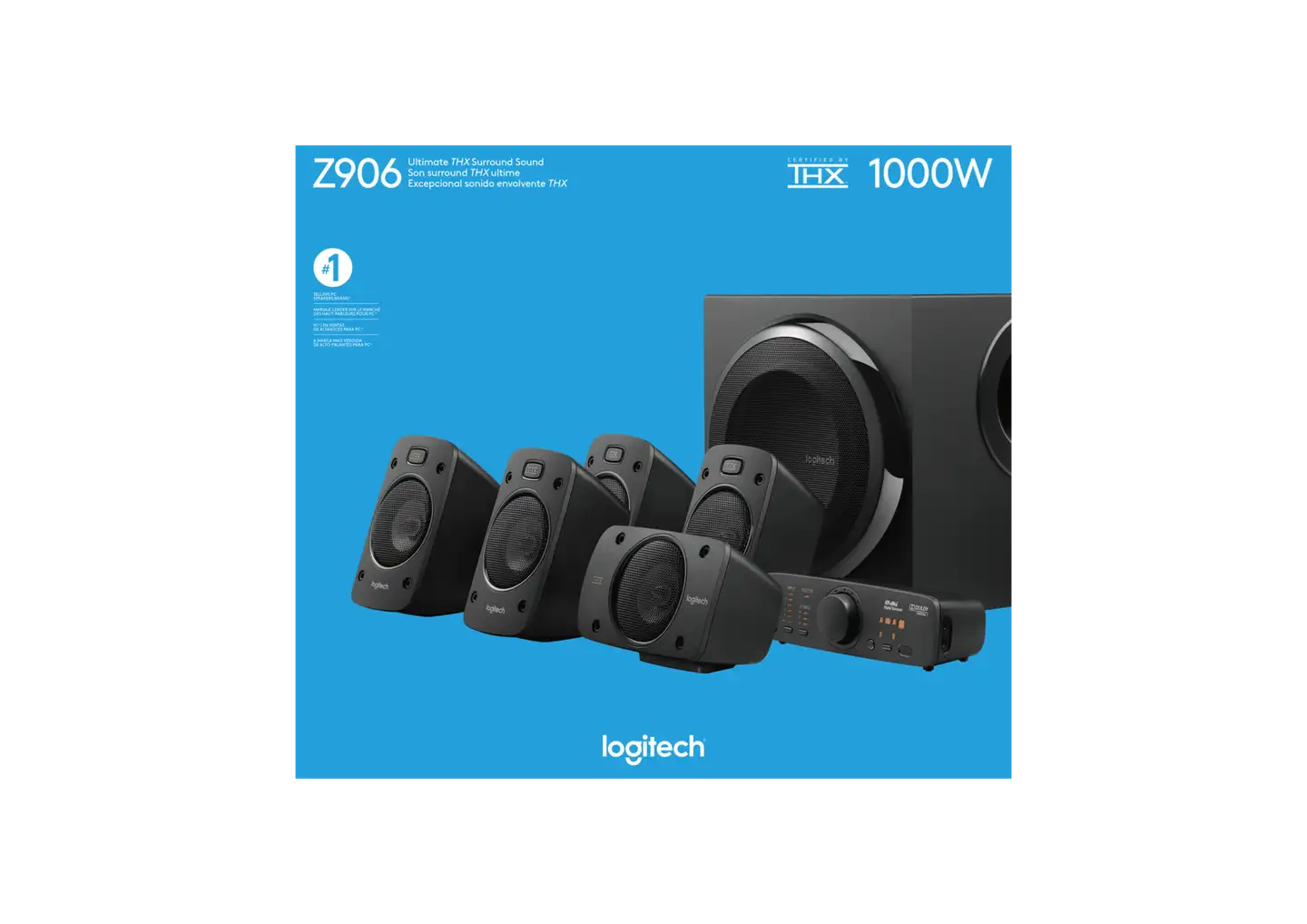Logitech Surround kaiuttimet Z906 - 2