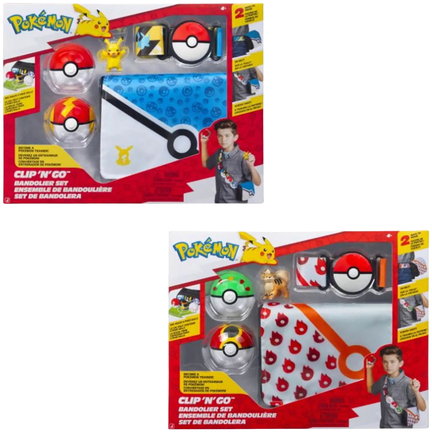 Pokemon Clip N Go Bandolier Set - 4