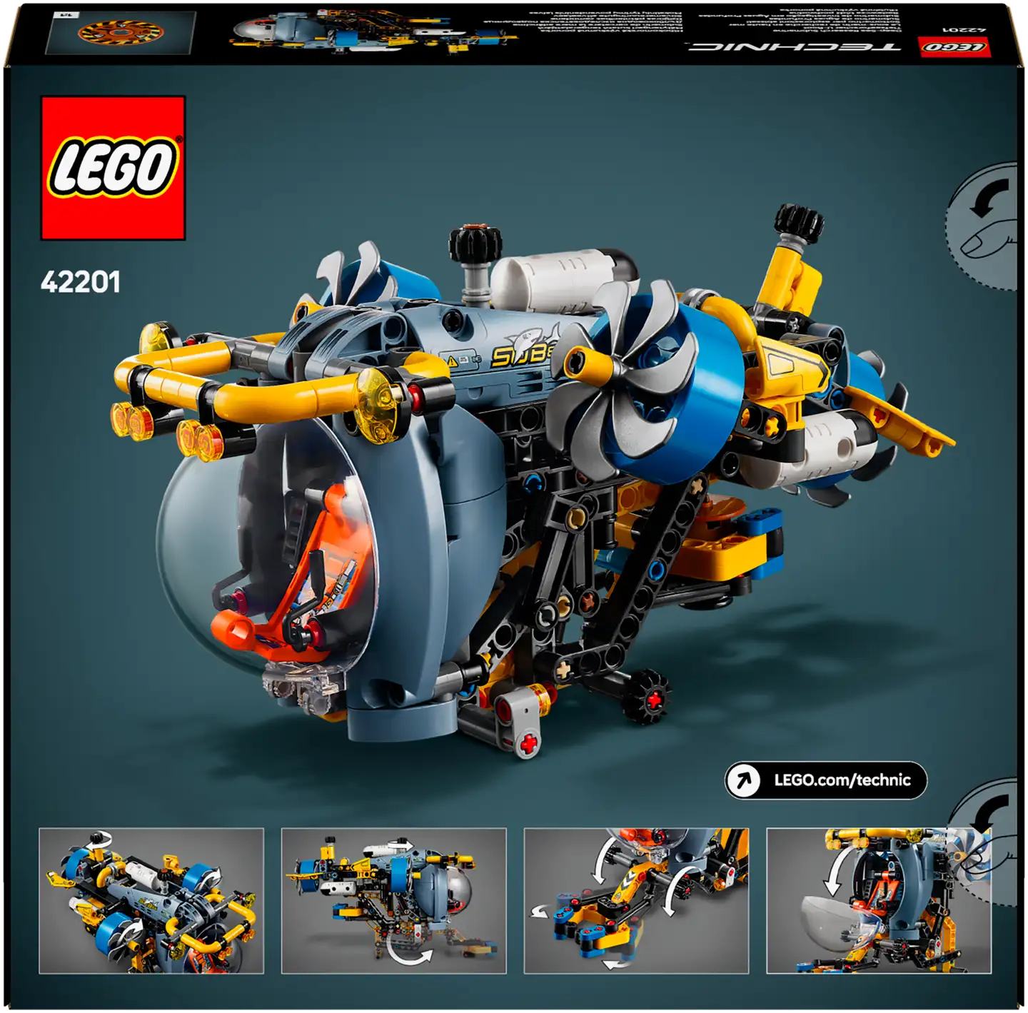 LEGO® Technic 42201 Syvänmeren tutkimussukellusvene - 3