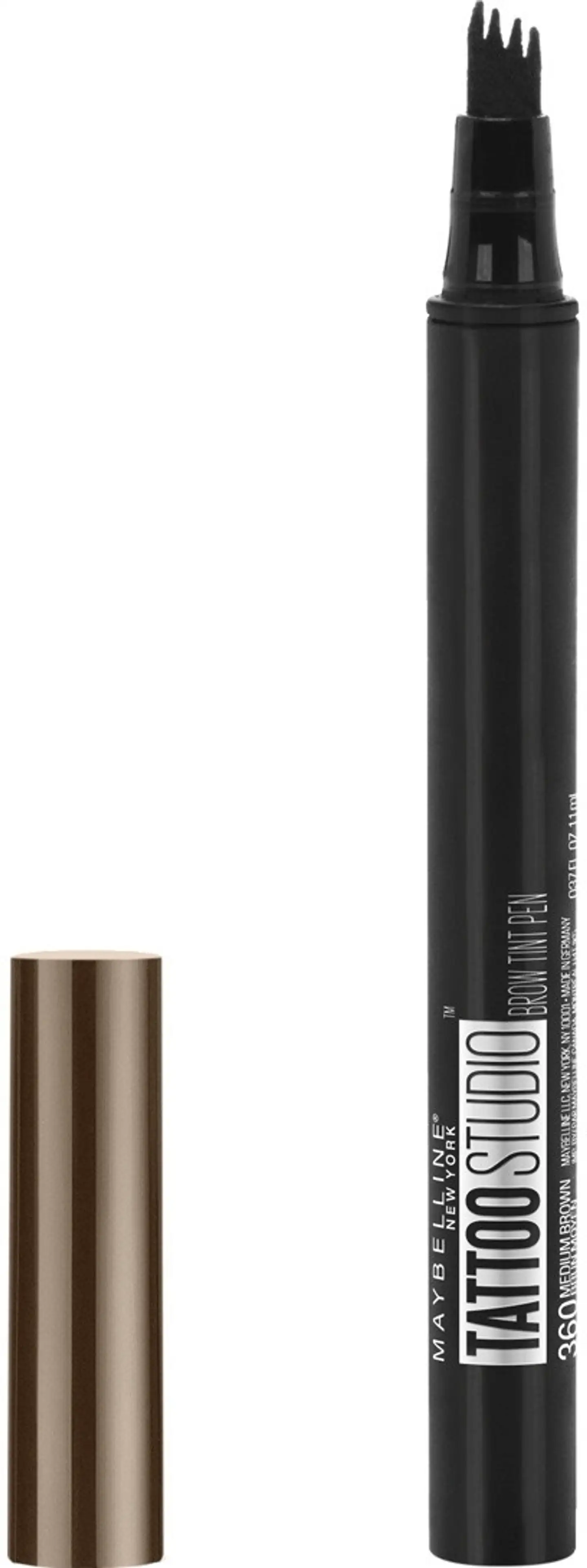 Maybelline New York Tattoo Brow Micropen Tint 120 Medium brown -kulmakynä 1ml - 2